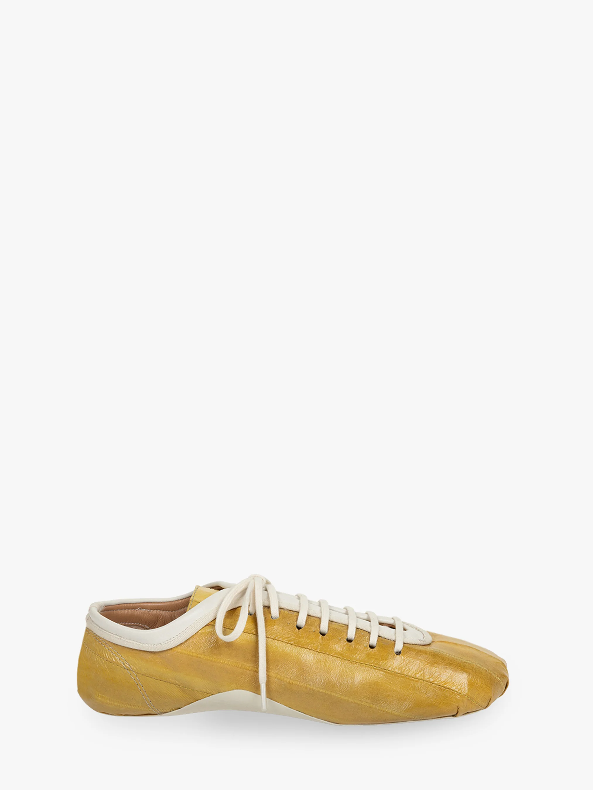 Leather ballerina sneakers