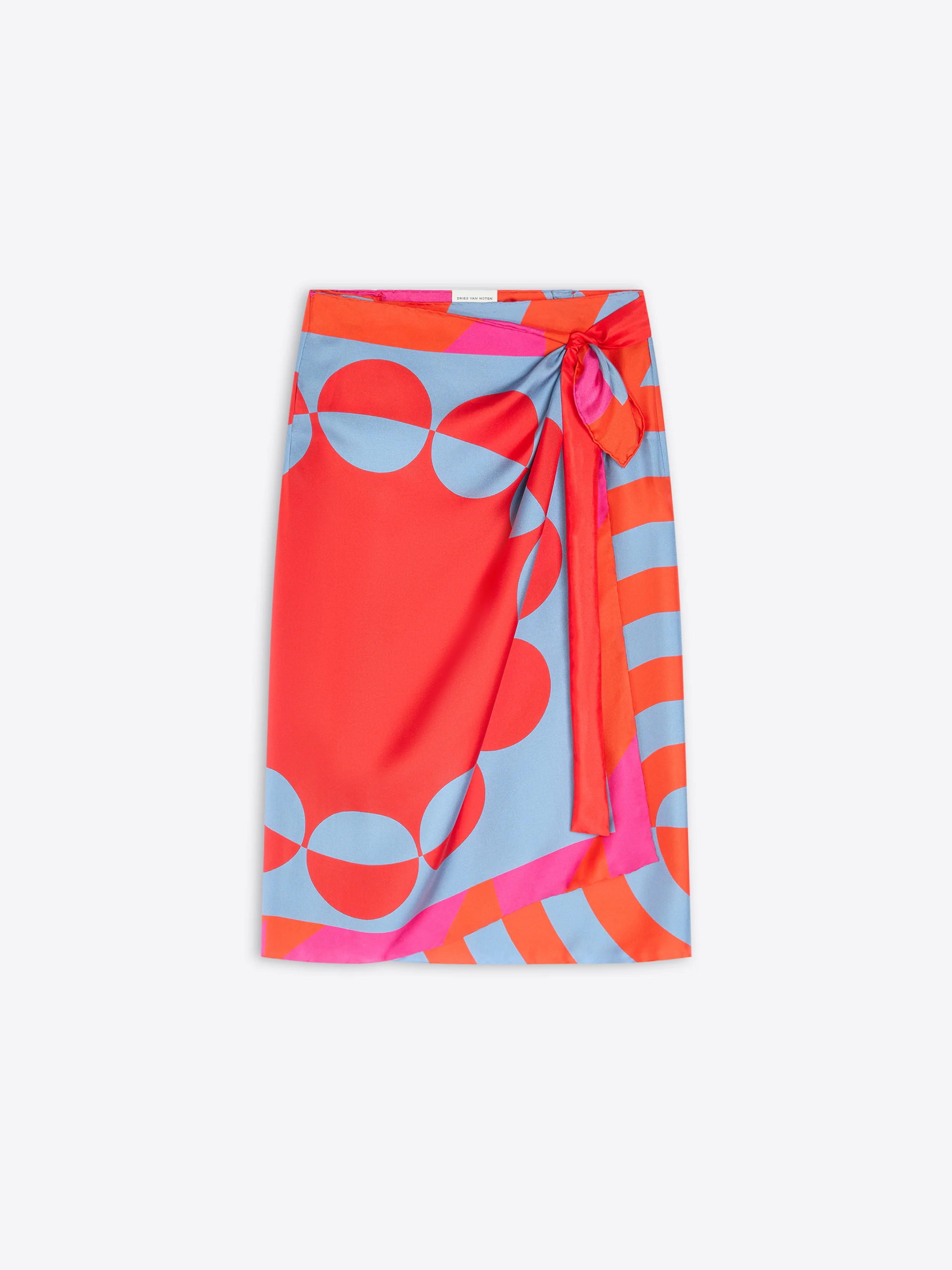 Wrap scarf-skirt