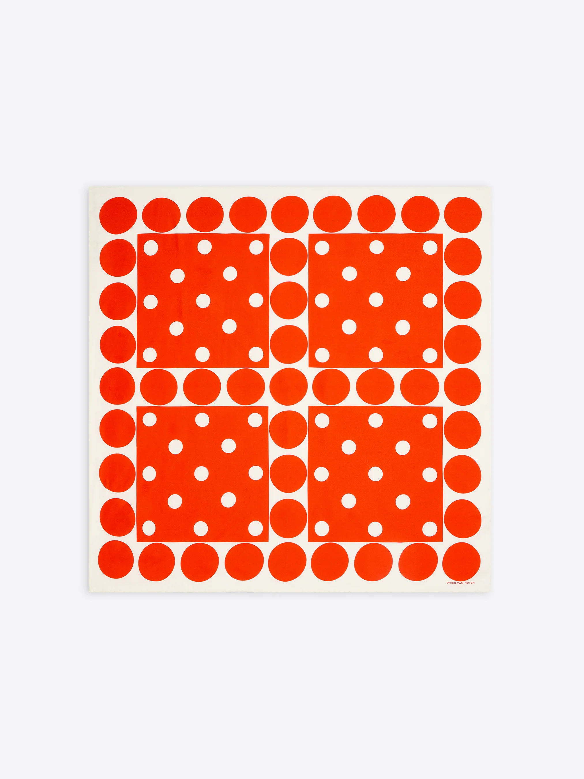 Silk square scarf