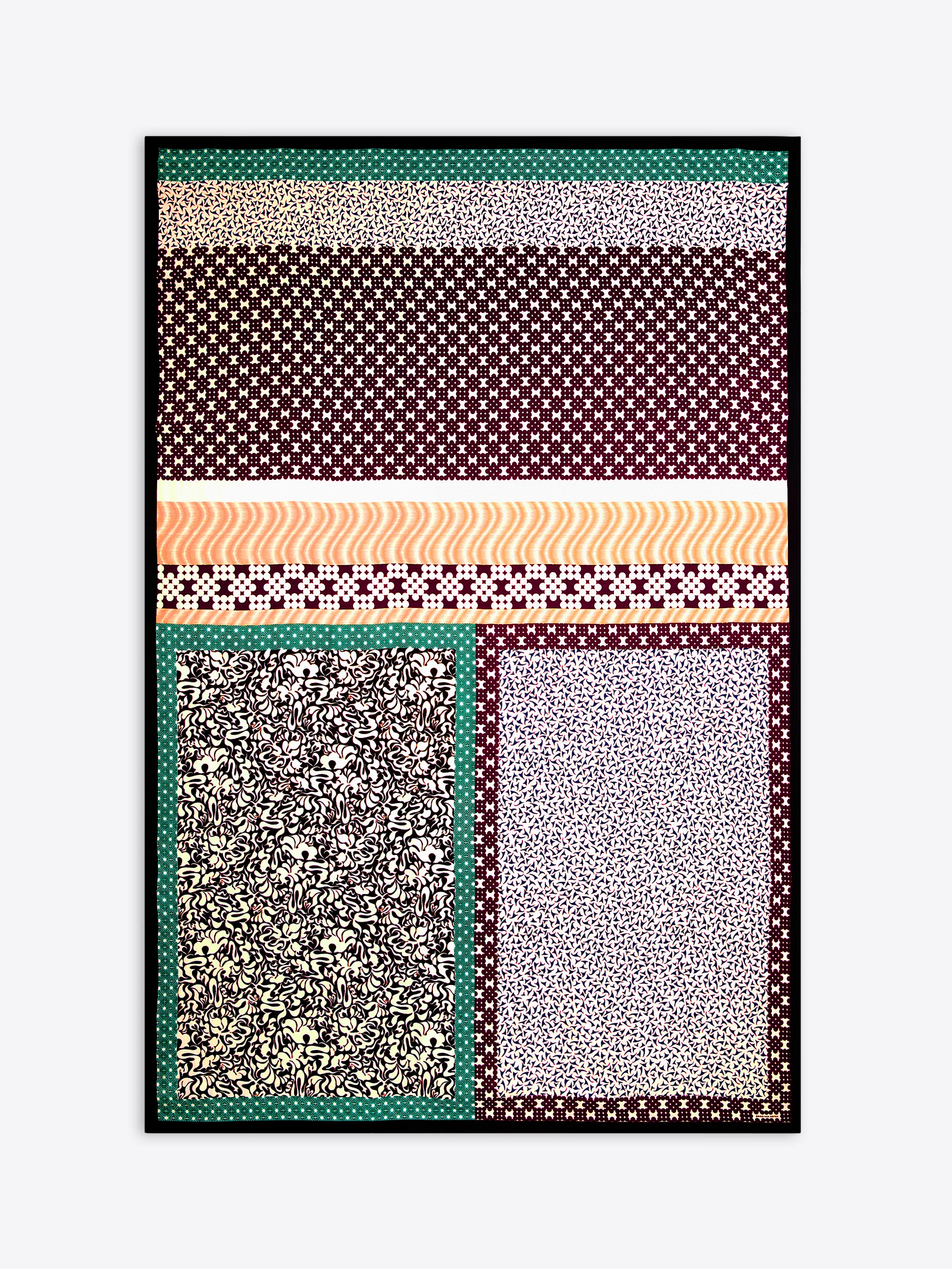 Printed viscose scarf