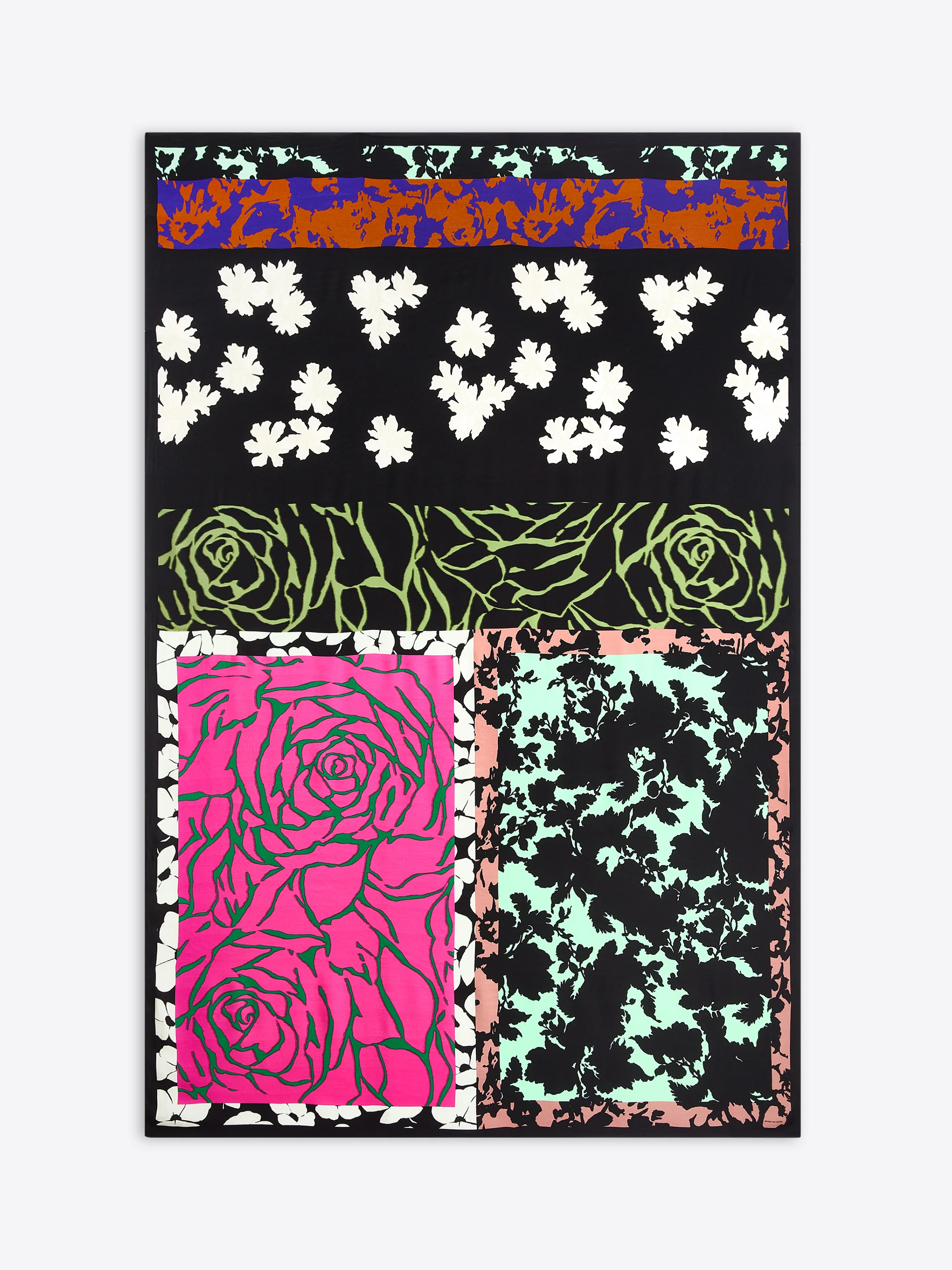 Printed viscose scarf