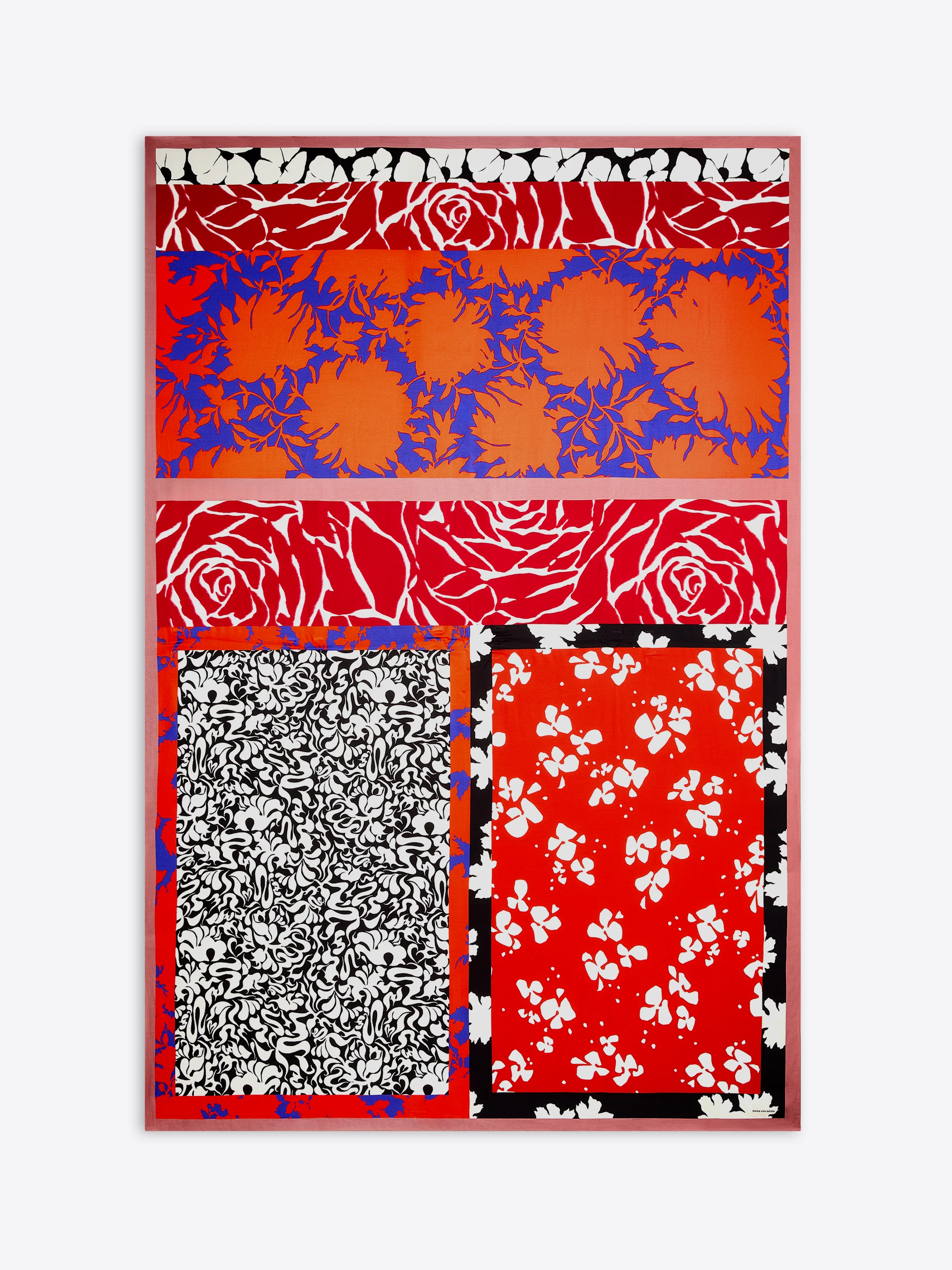 Printed viscose scarf