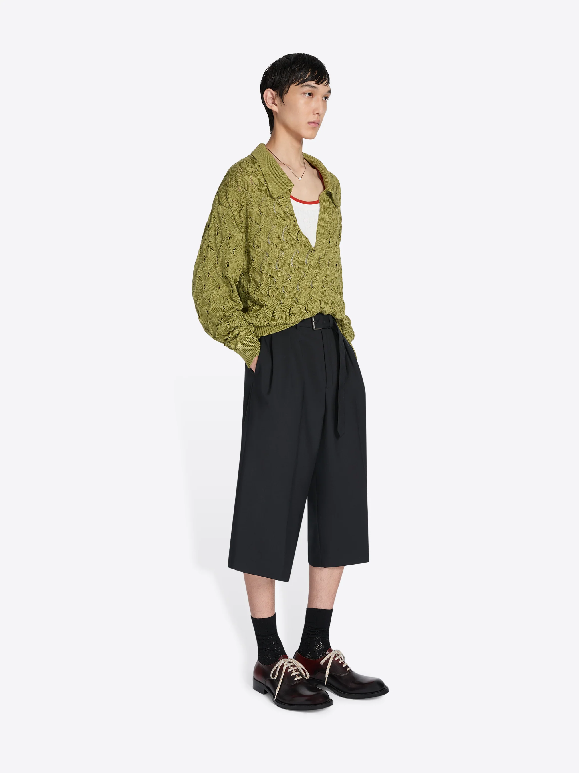 1127-lace-stitch-polo-sweater-3.webp Lace stitch polo sweater