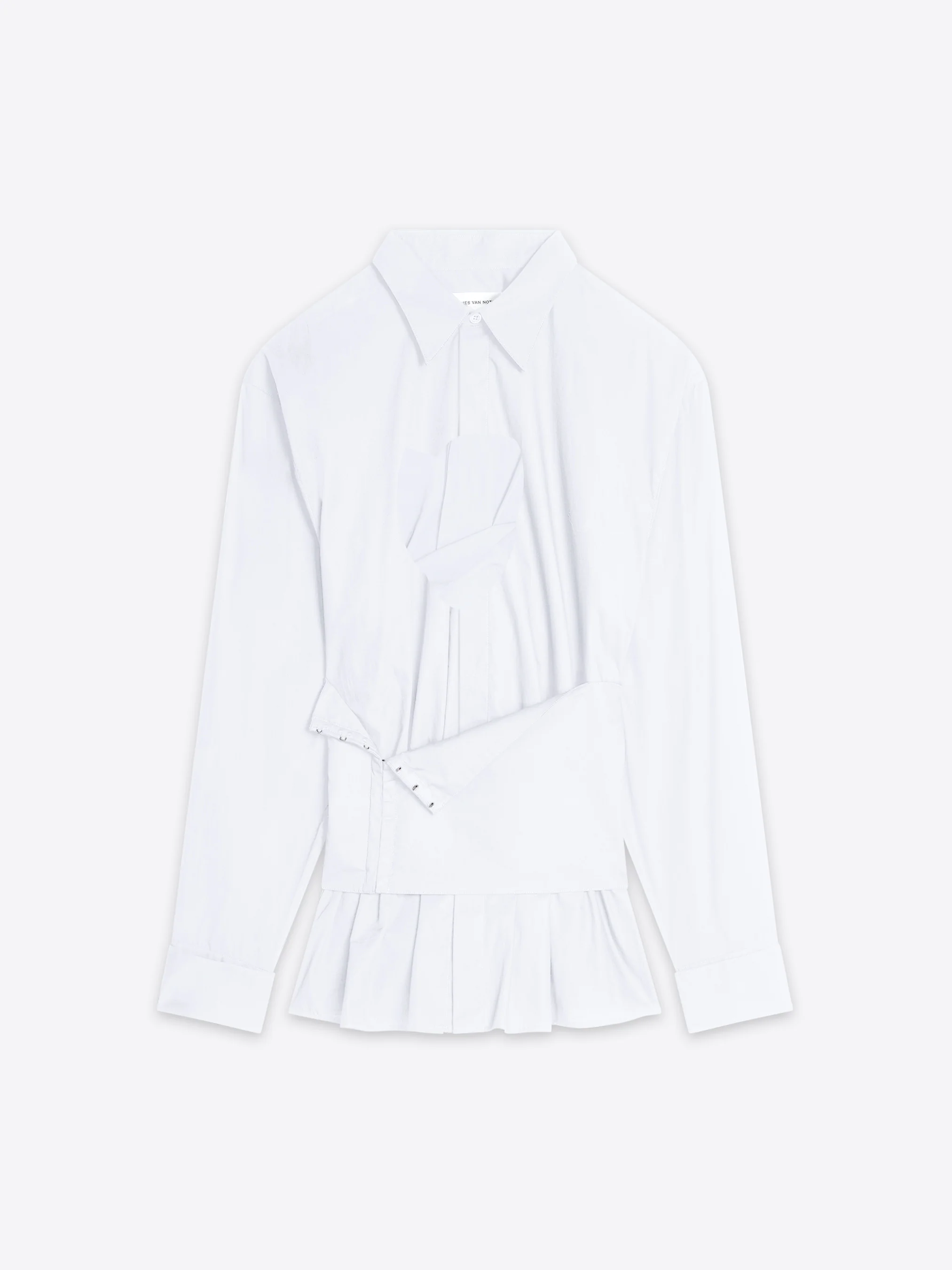 Corseted cotton shirt