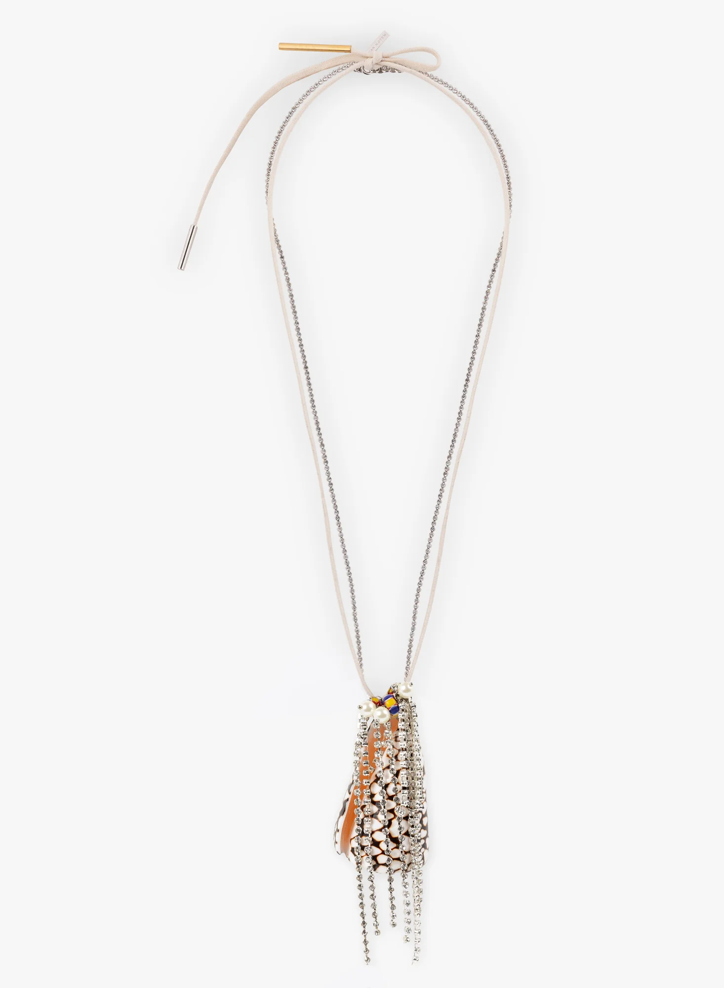Embellished pendant necklace
