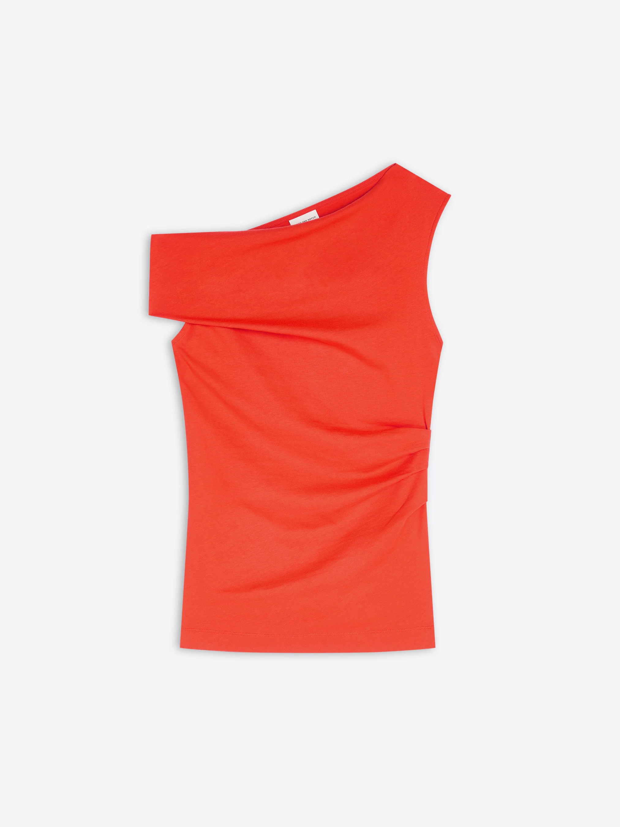 Off-shoulder jersey top
