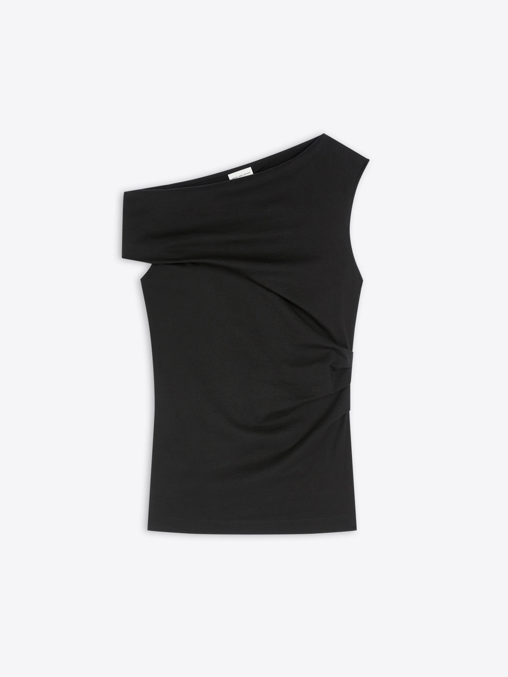 Off-shoulder jersey top