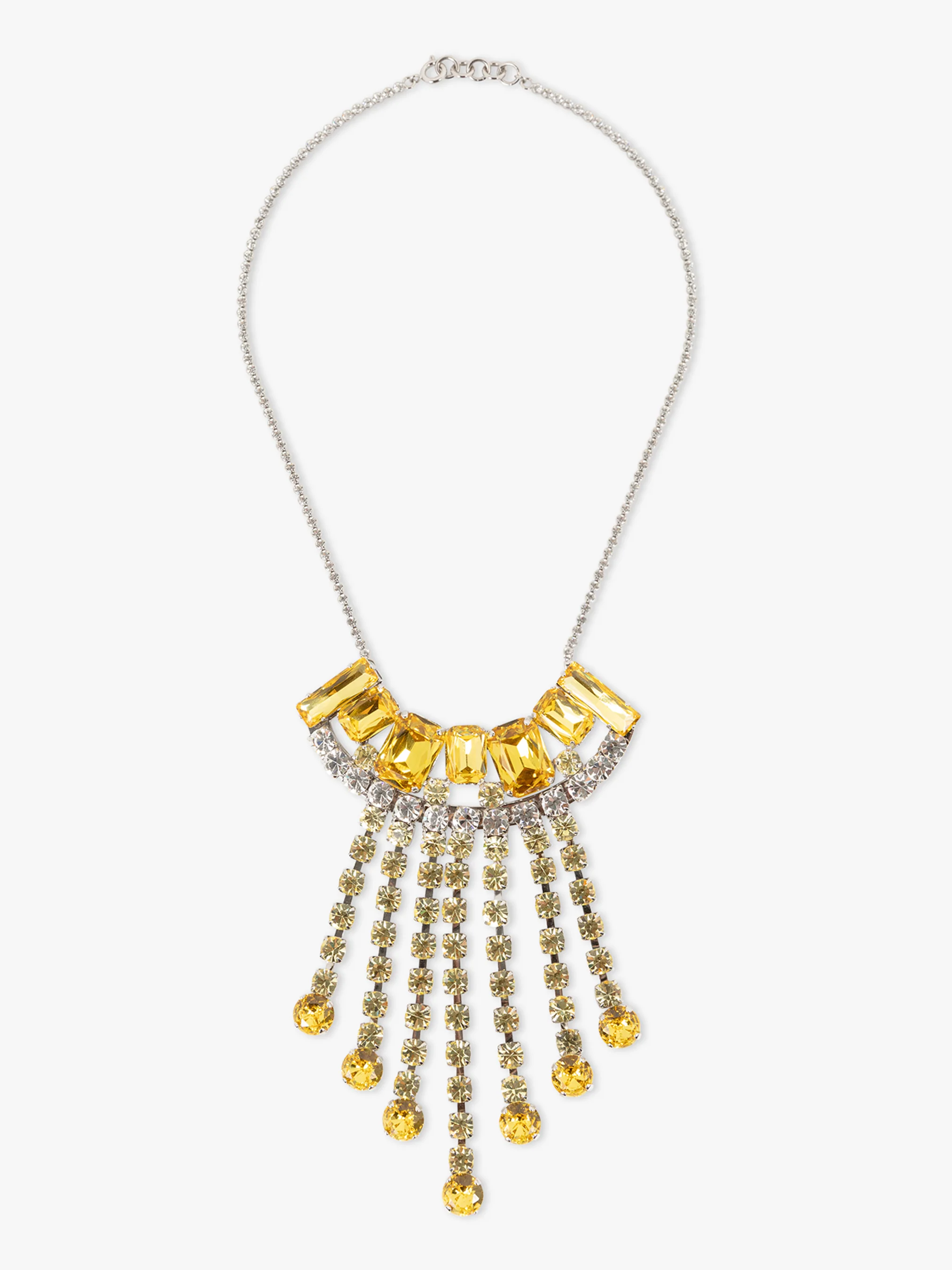 Strass statement necklace