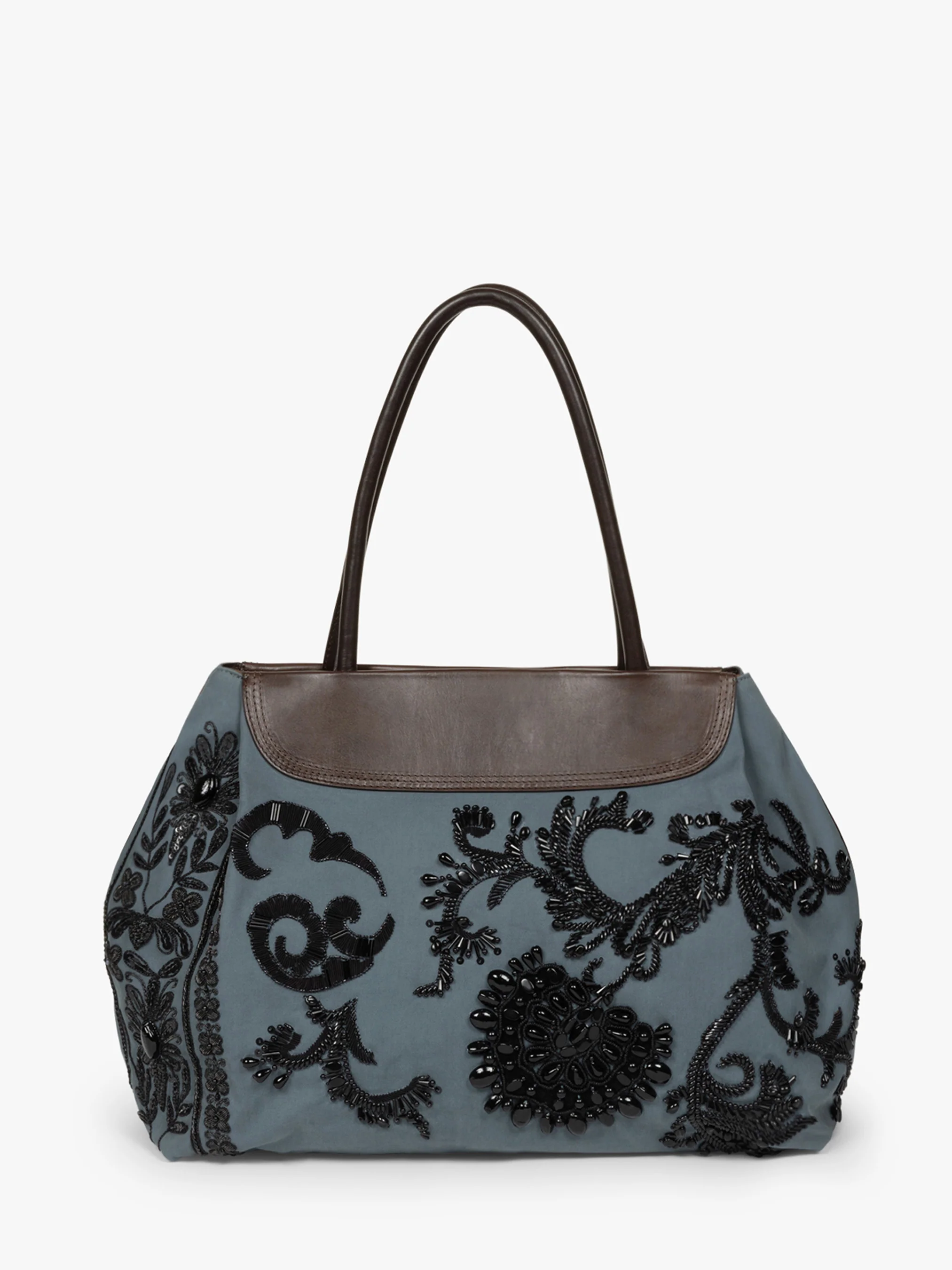 Embroidered shoulder bag