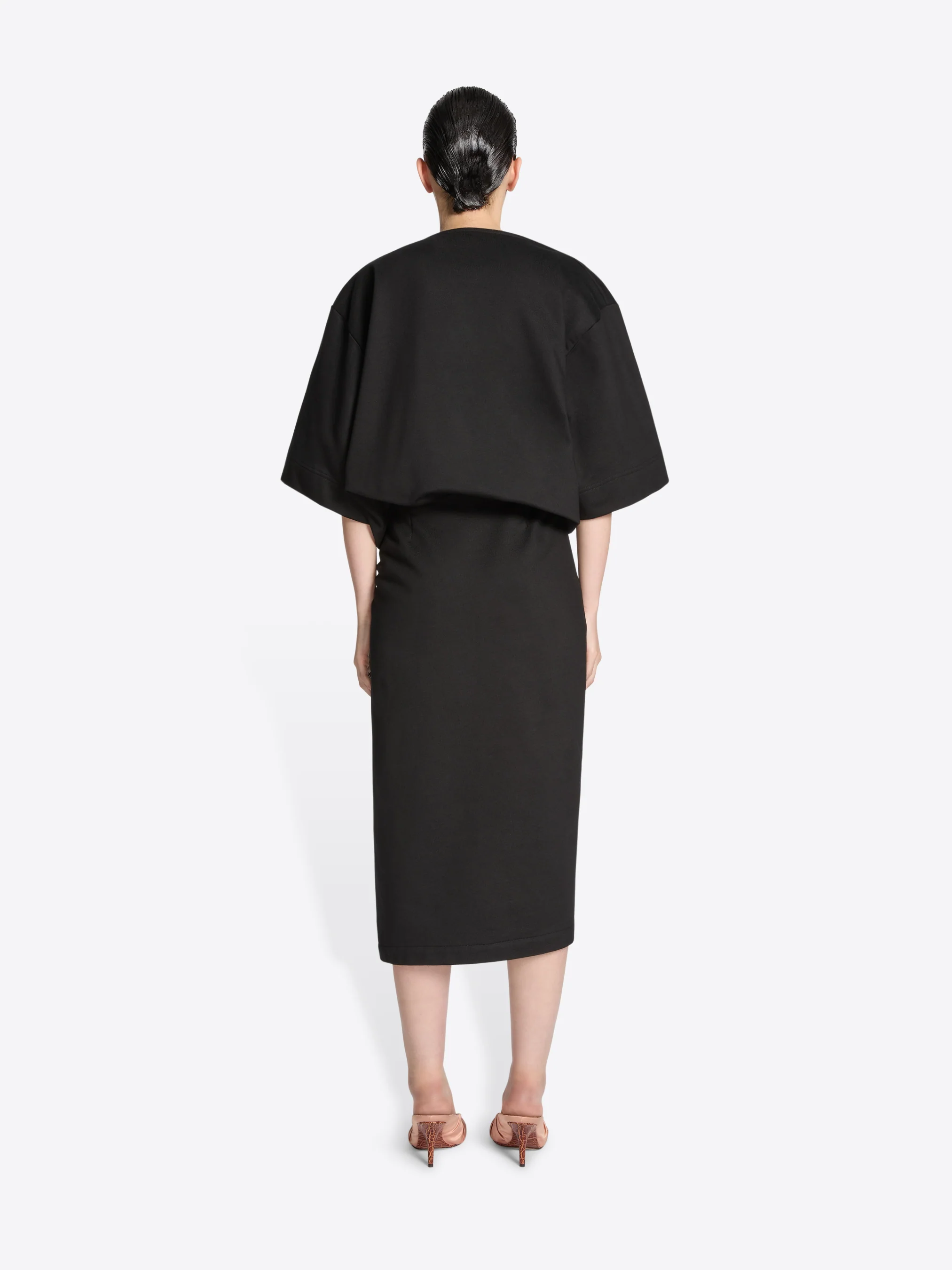 Ruffled cotton skirt