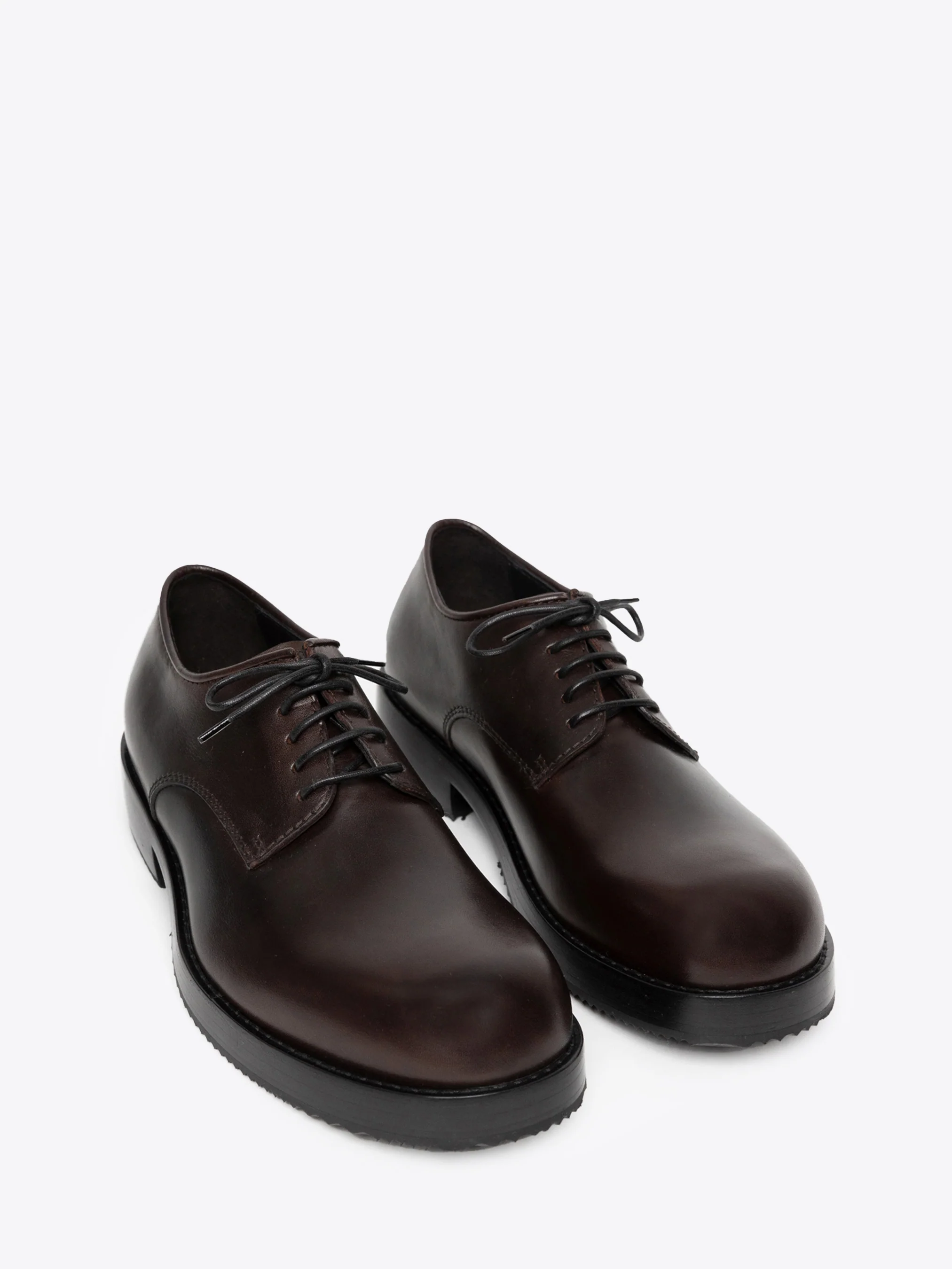 Leather derby shoes