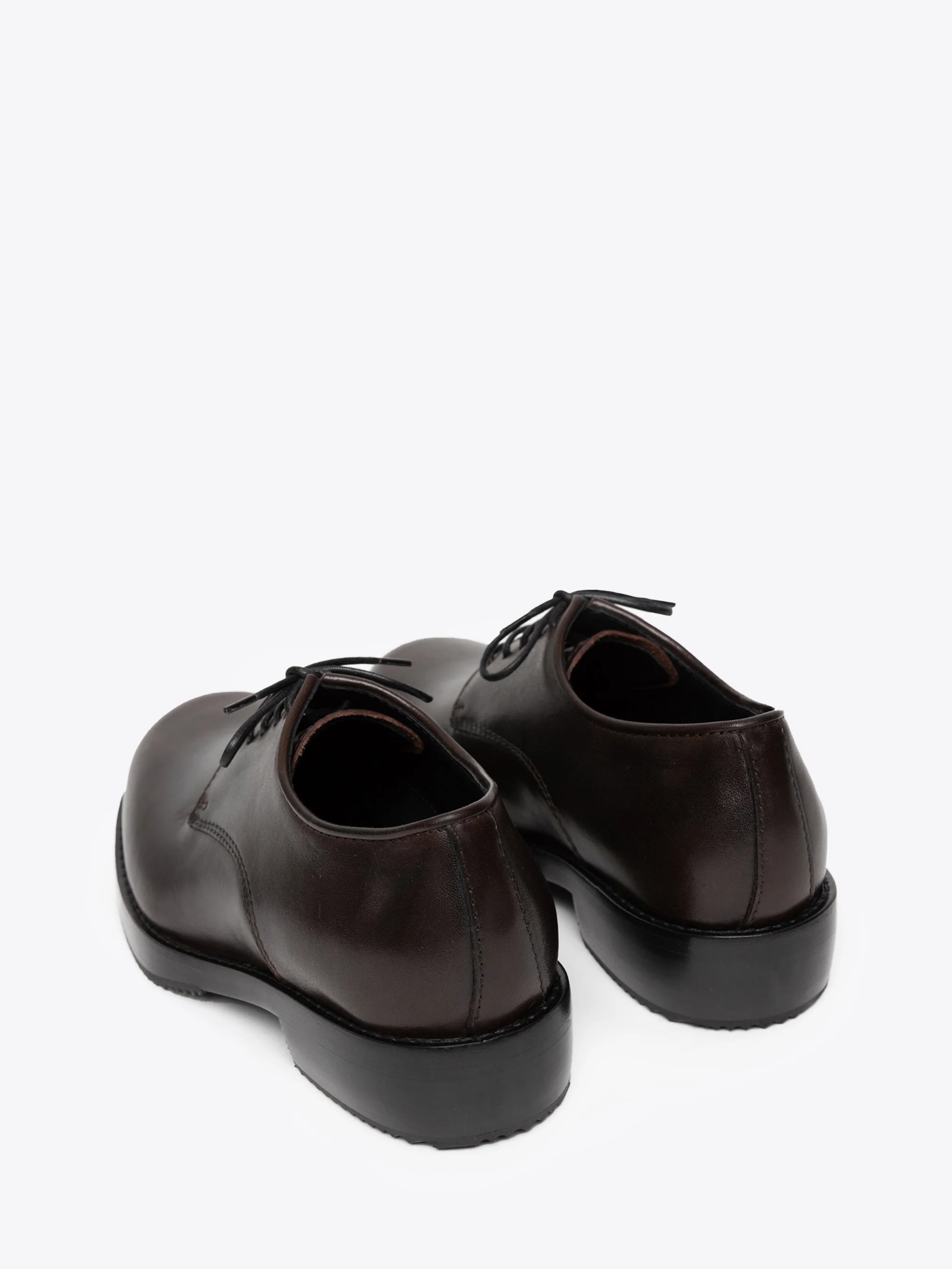 Leather derby shoes