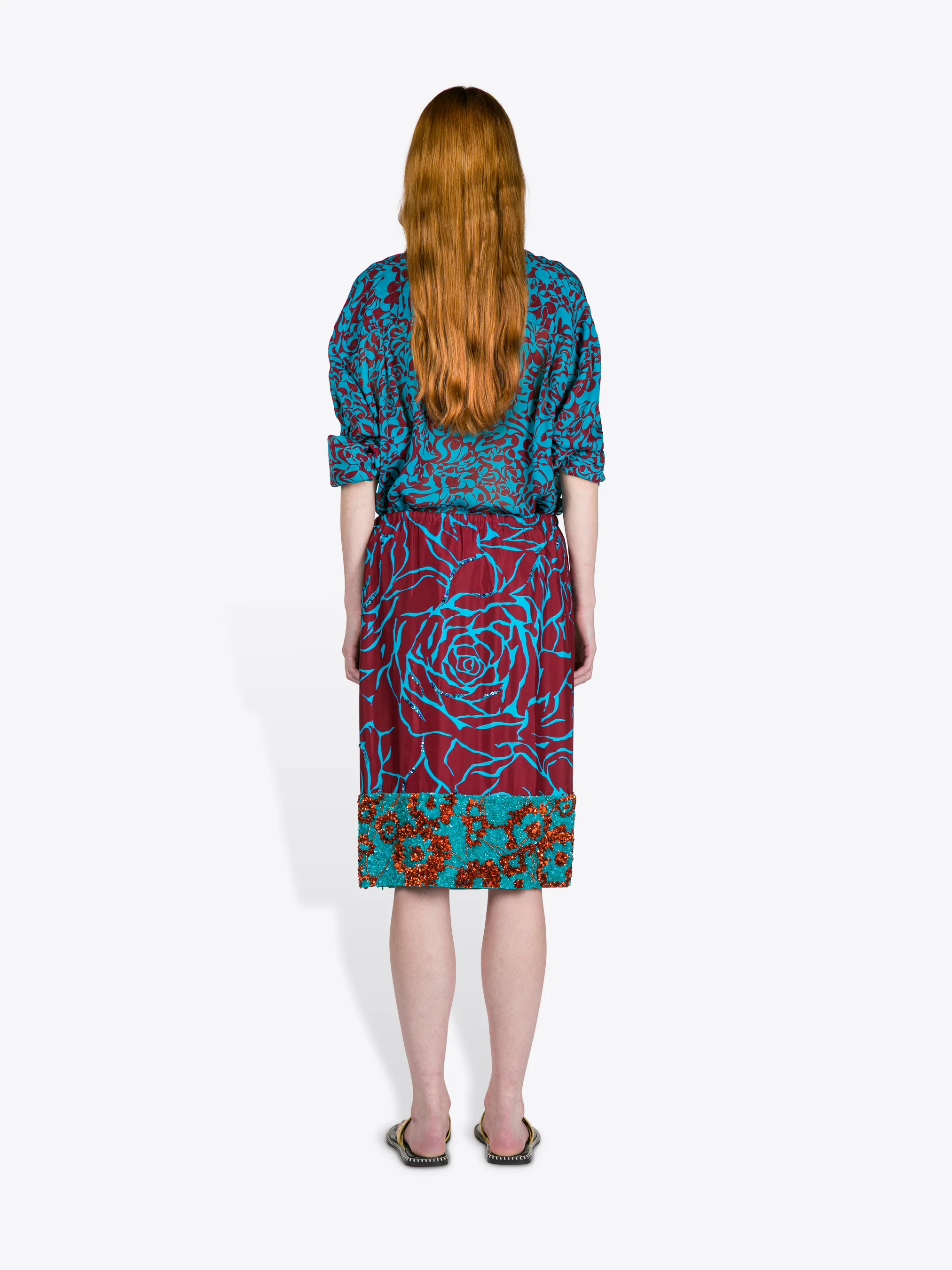 Loose viscose shirt