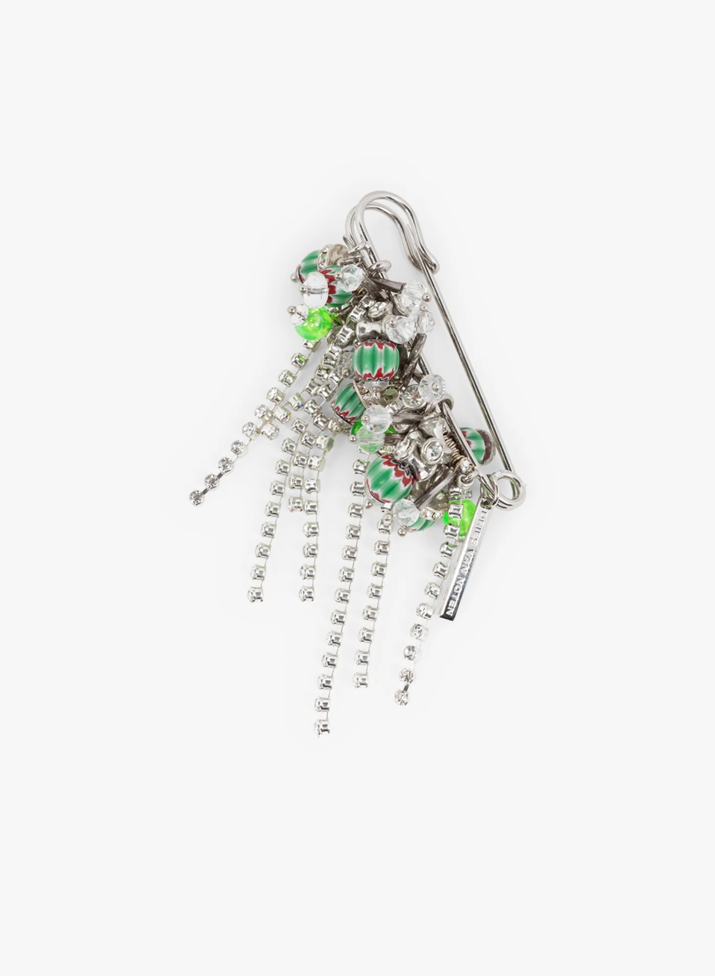 Embellished pin brooch