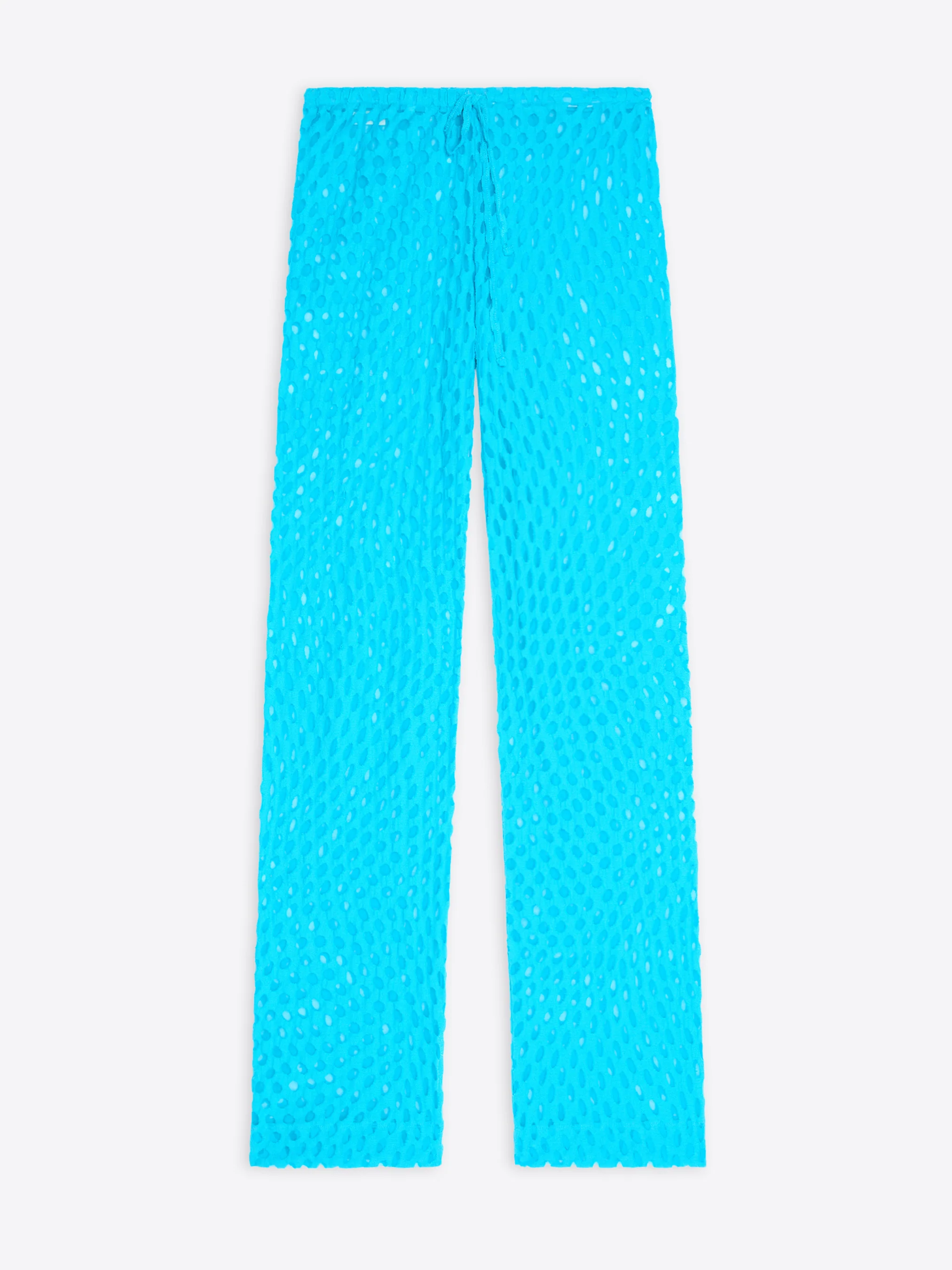 Drawstring jersey pants