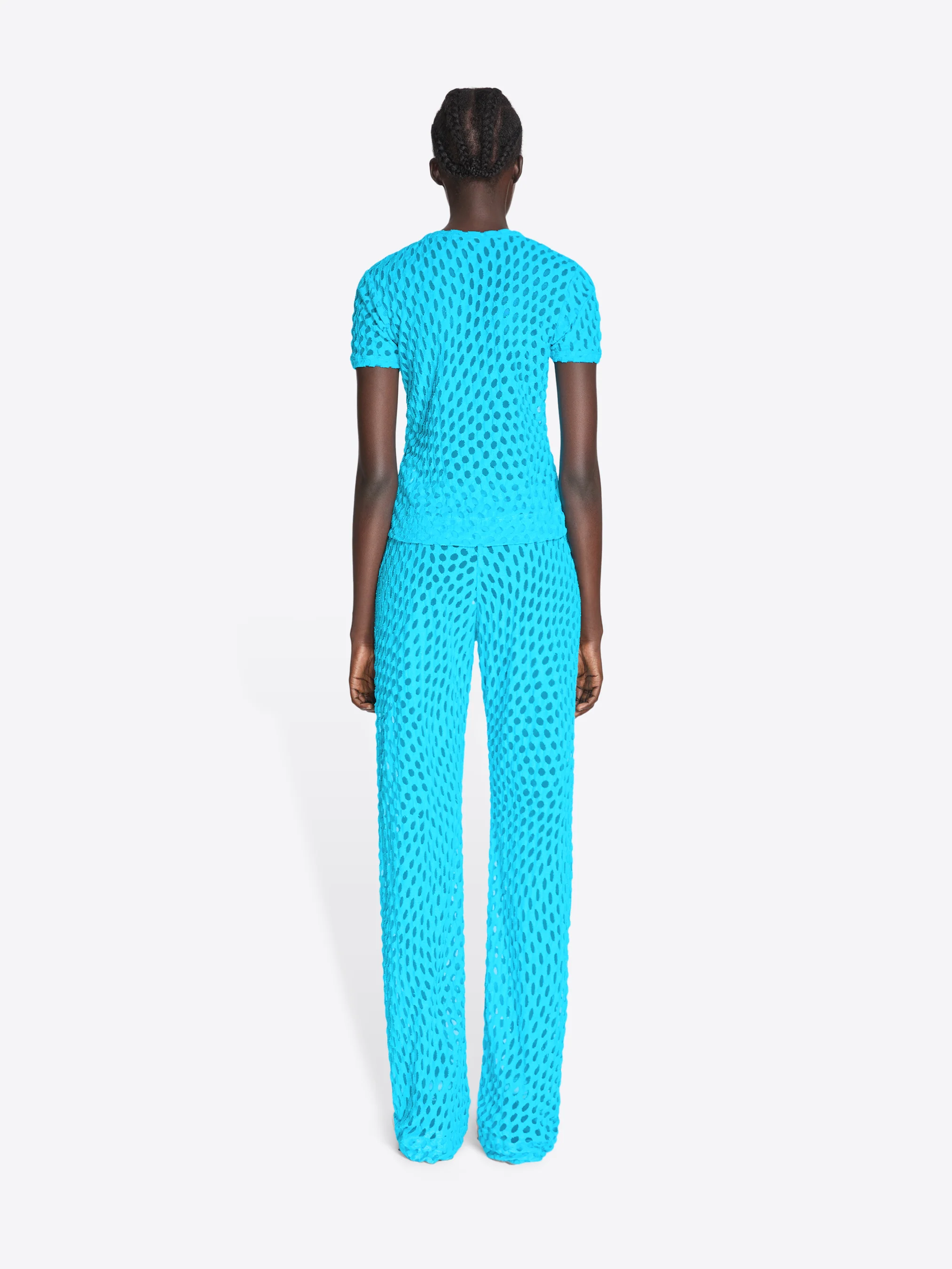 Drawstring jersey pants