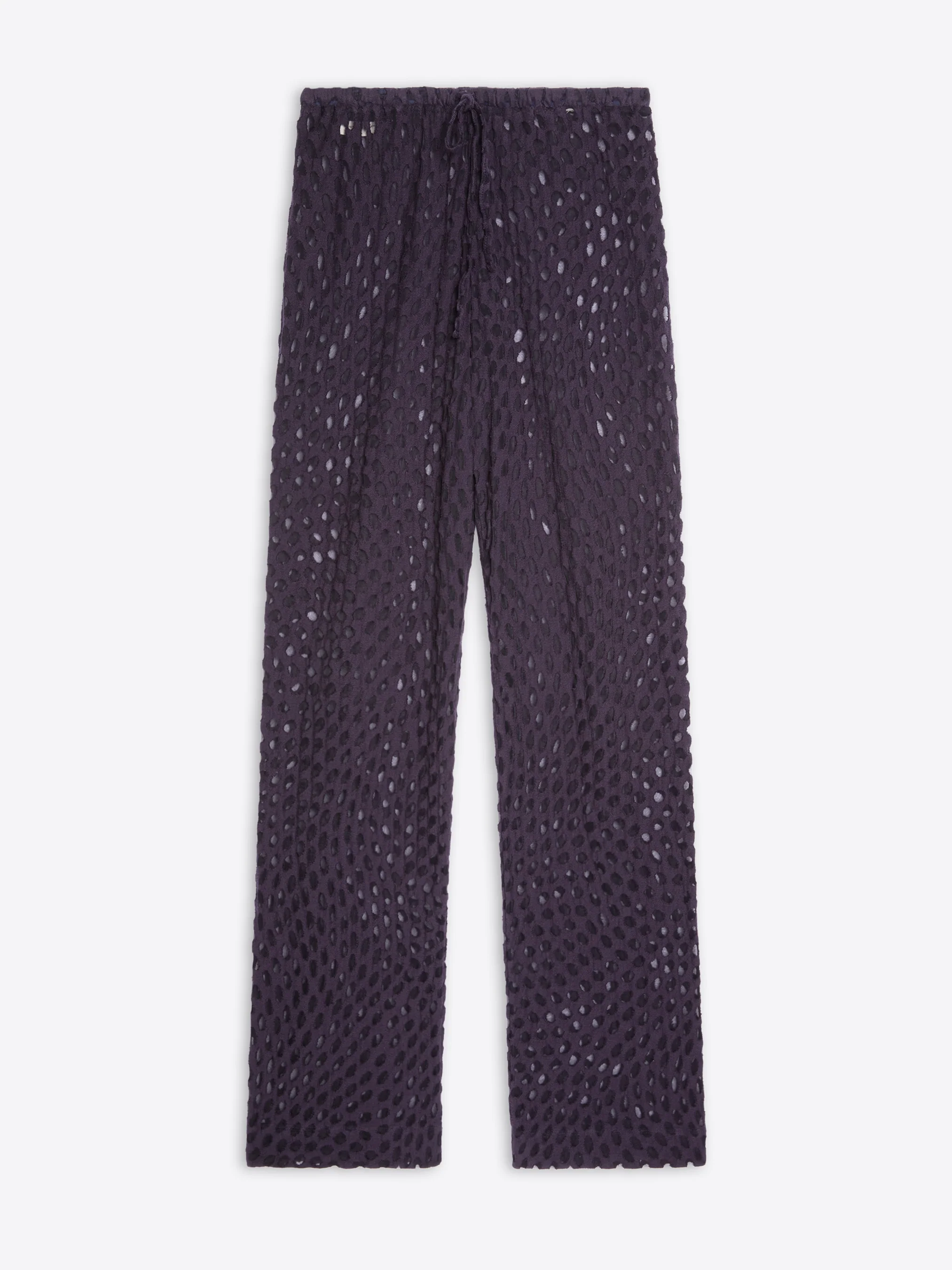 Drawstring jersey pants