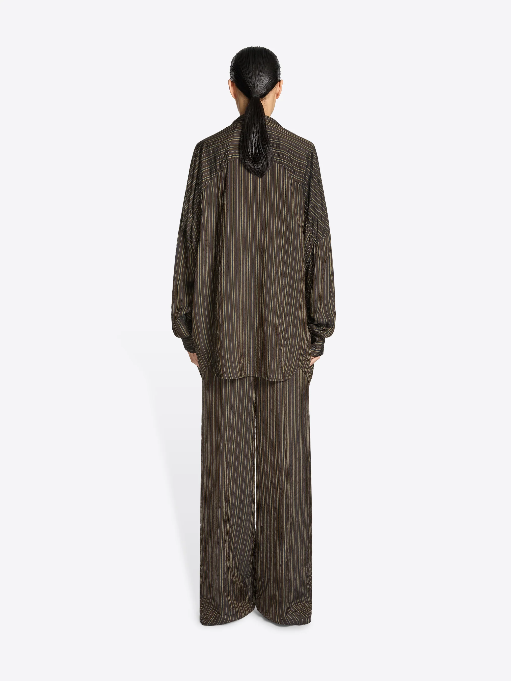 Cupro cocoon shirt