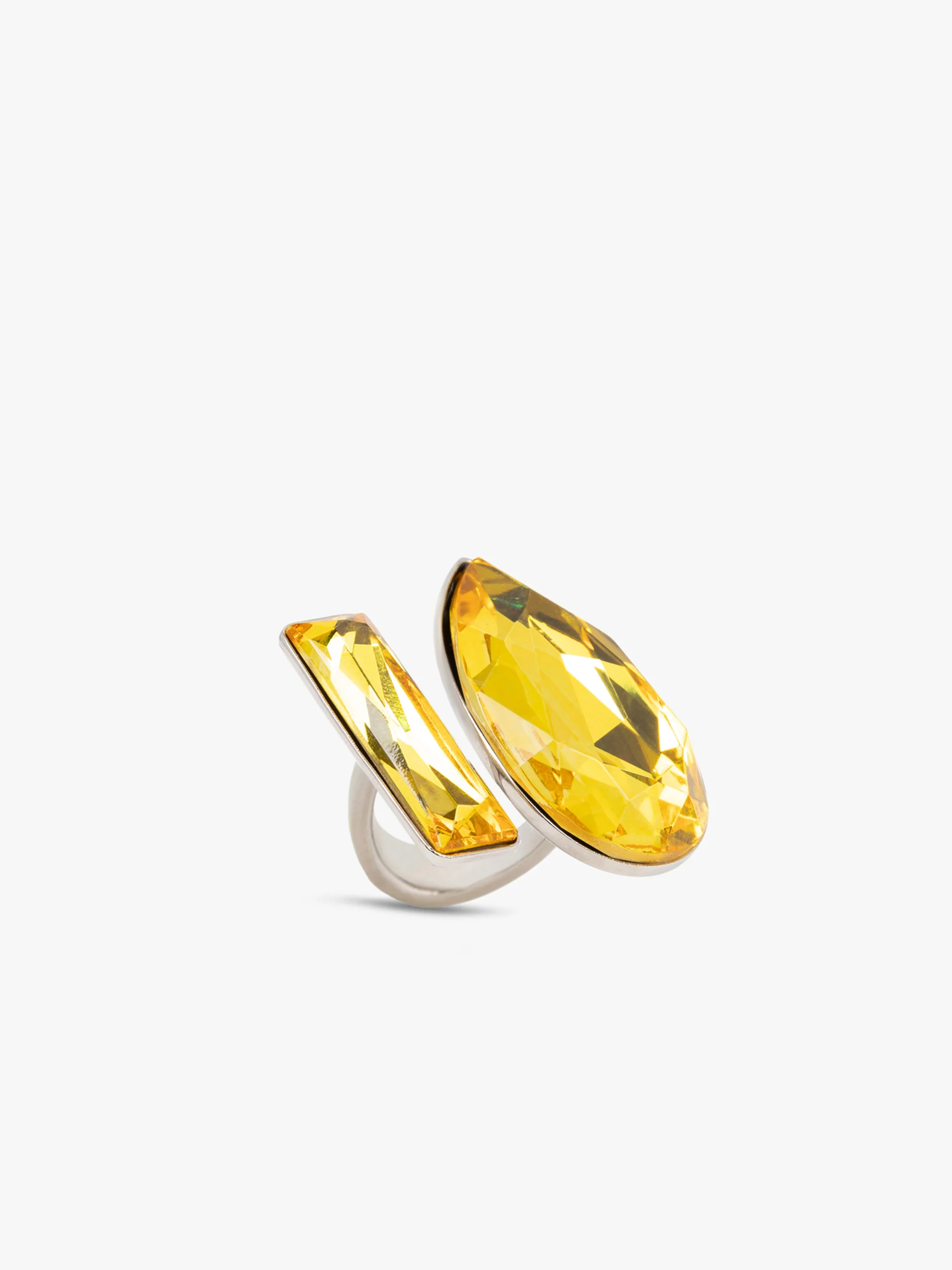 Open gem ring