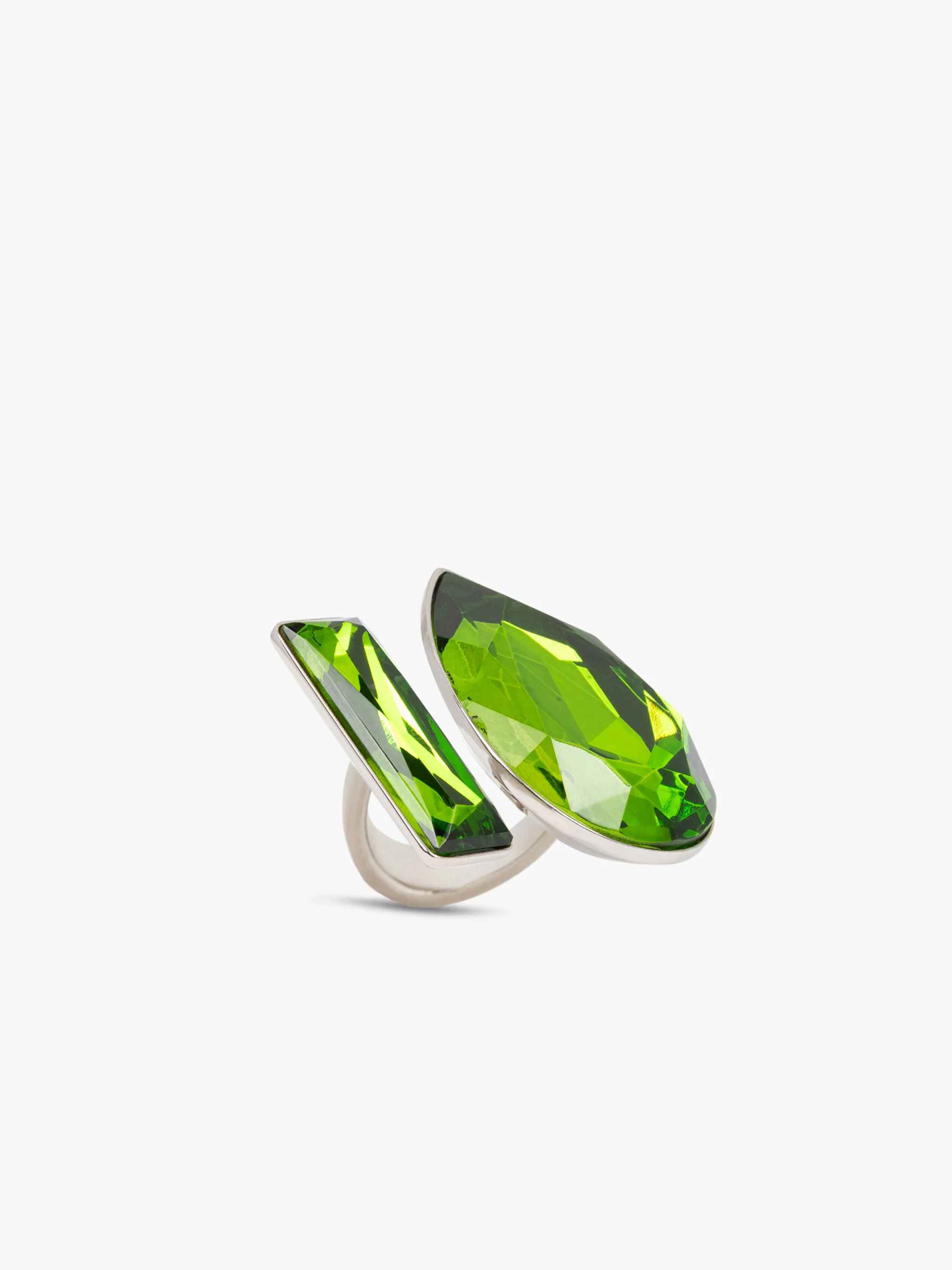 Open gem ring