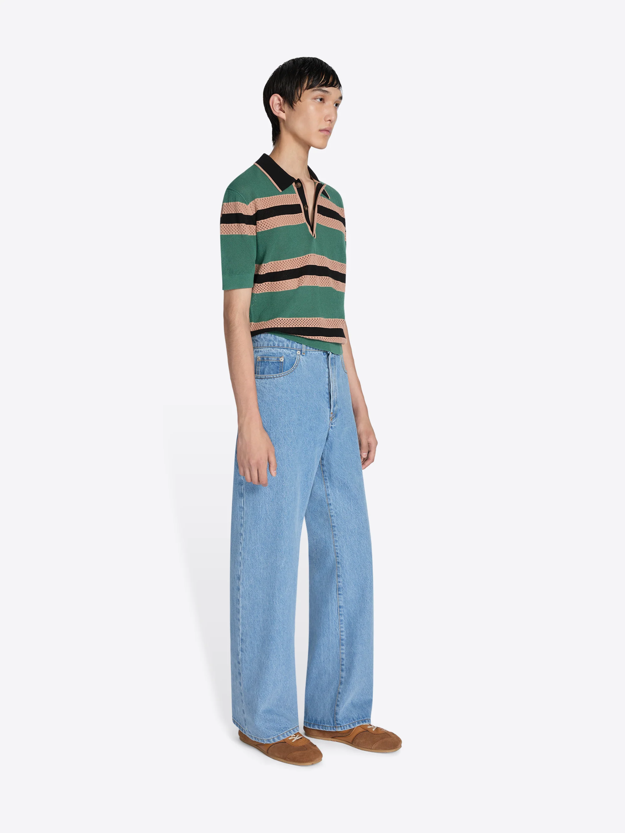 Straight leg jeans