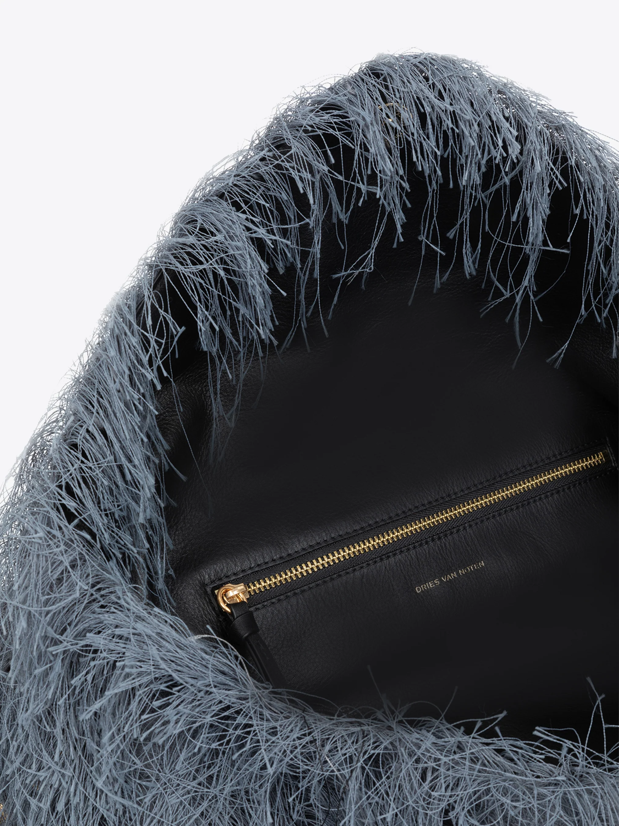 Fringed shoulder bag