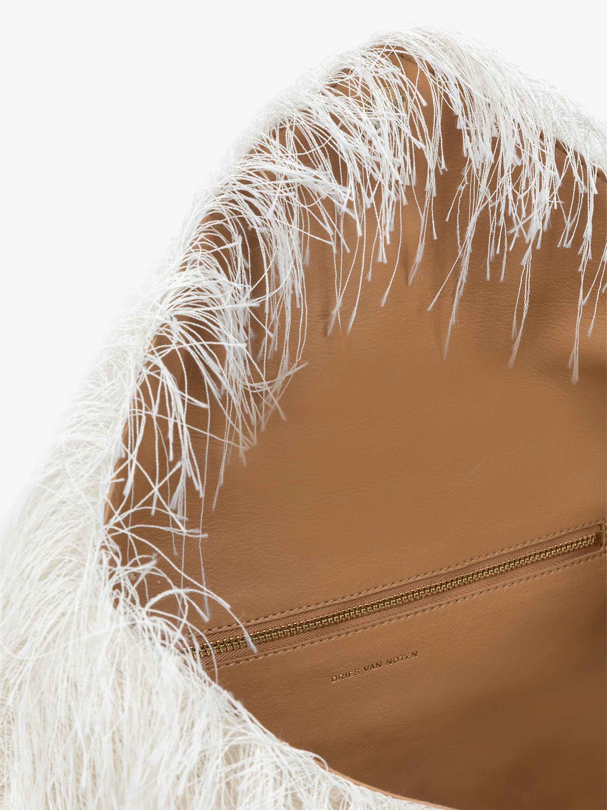 Fringed shoulder bag