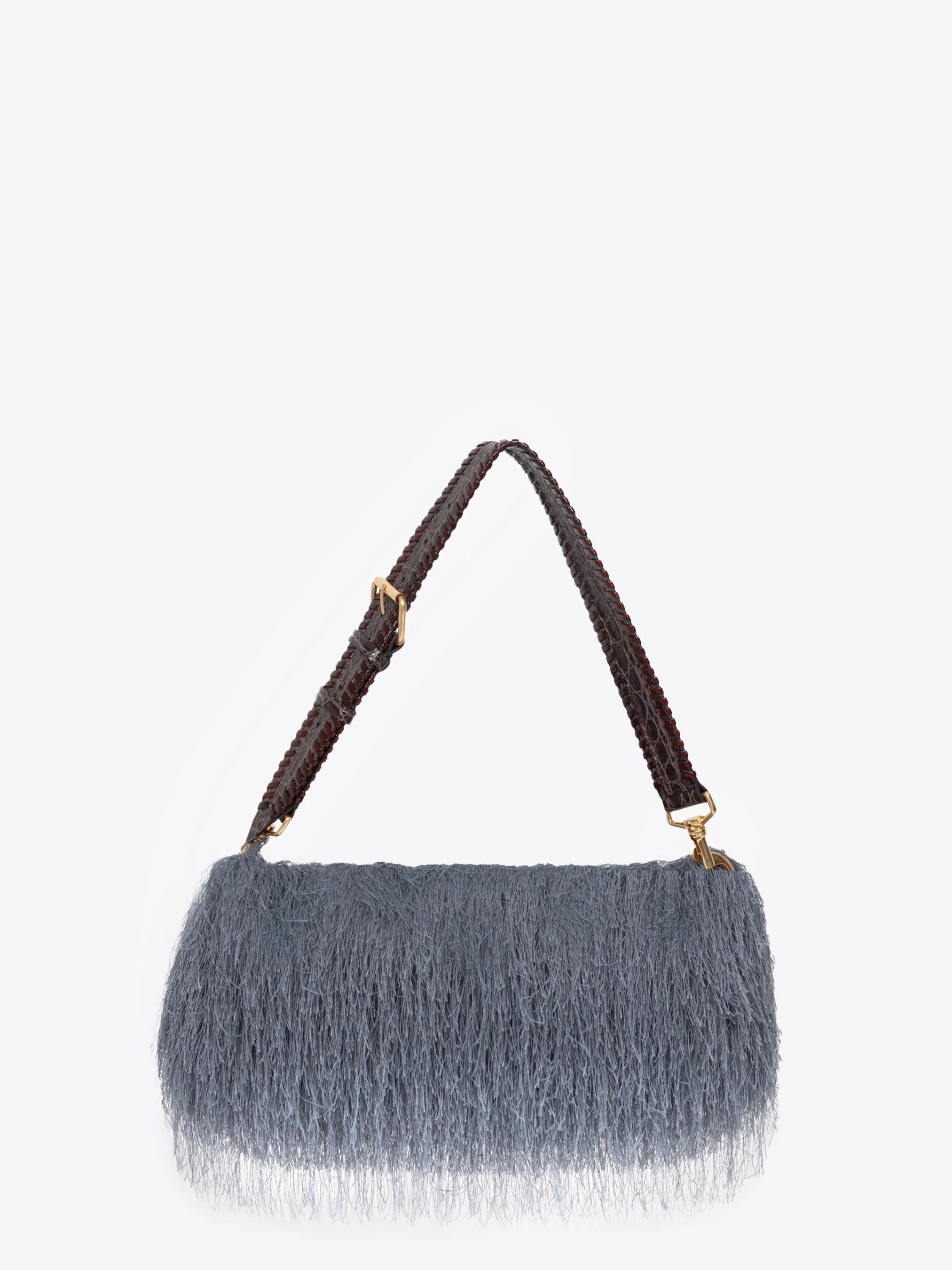 Fringed shoulder bag