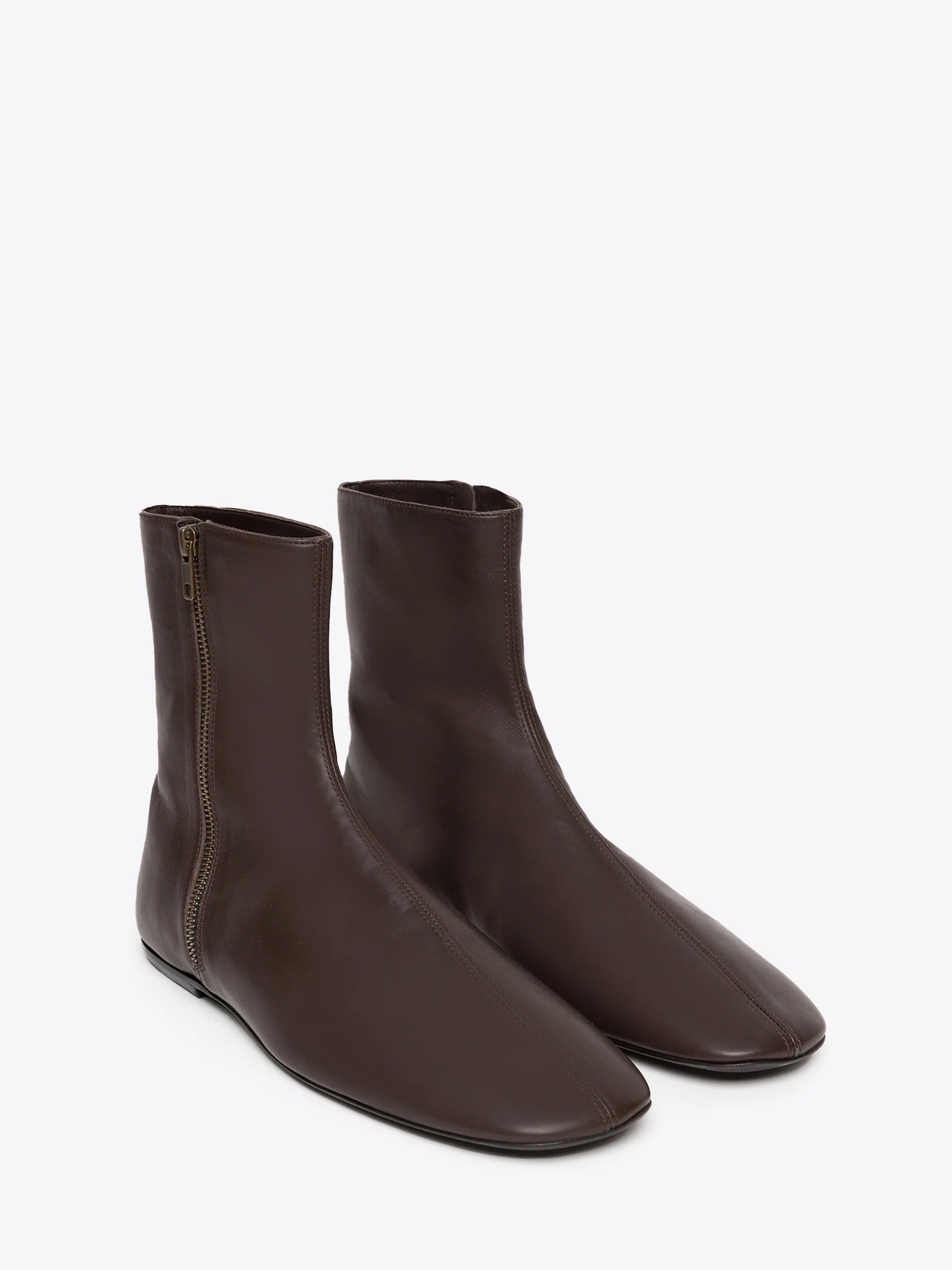 Leather sock boots