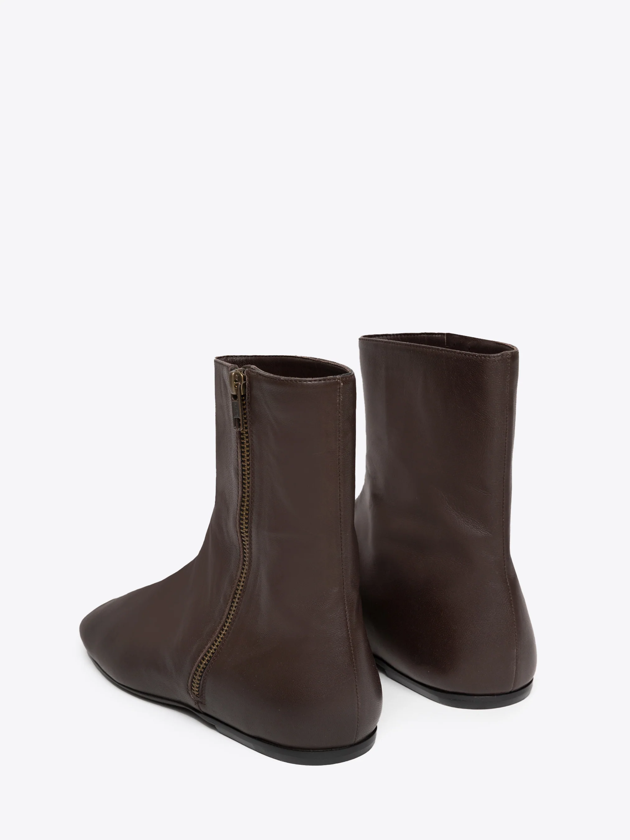 Leather sock boots