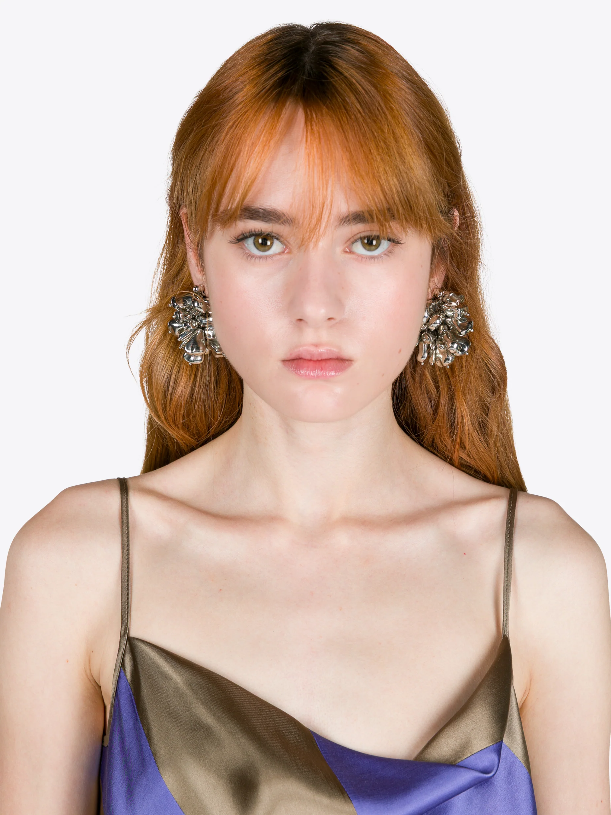 Embroidered earrings