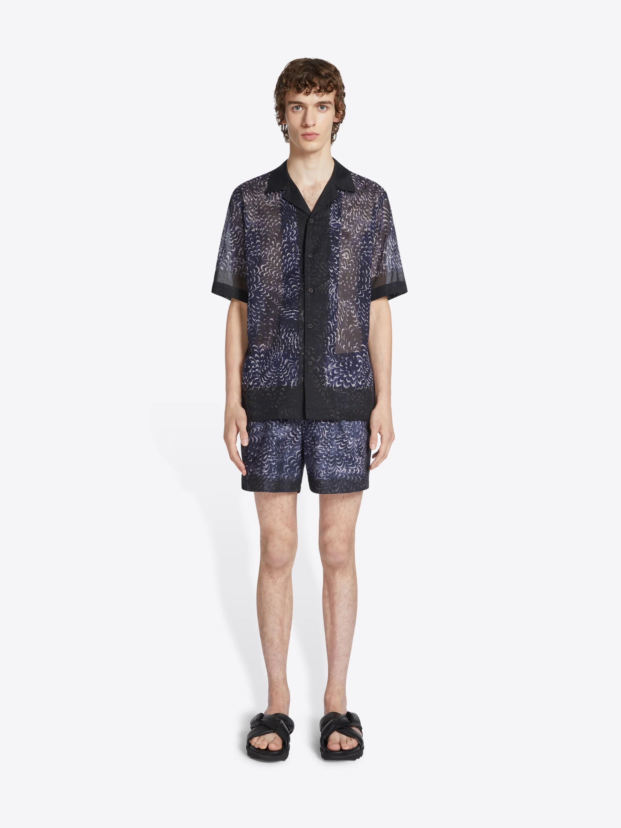 Printed swim shorts