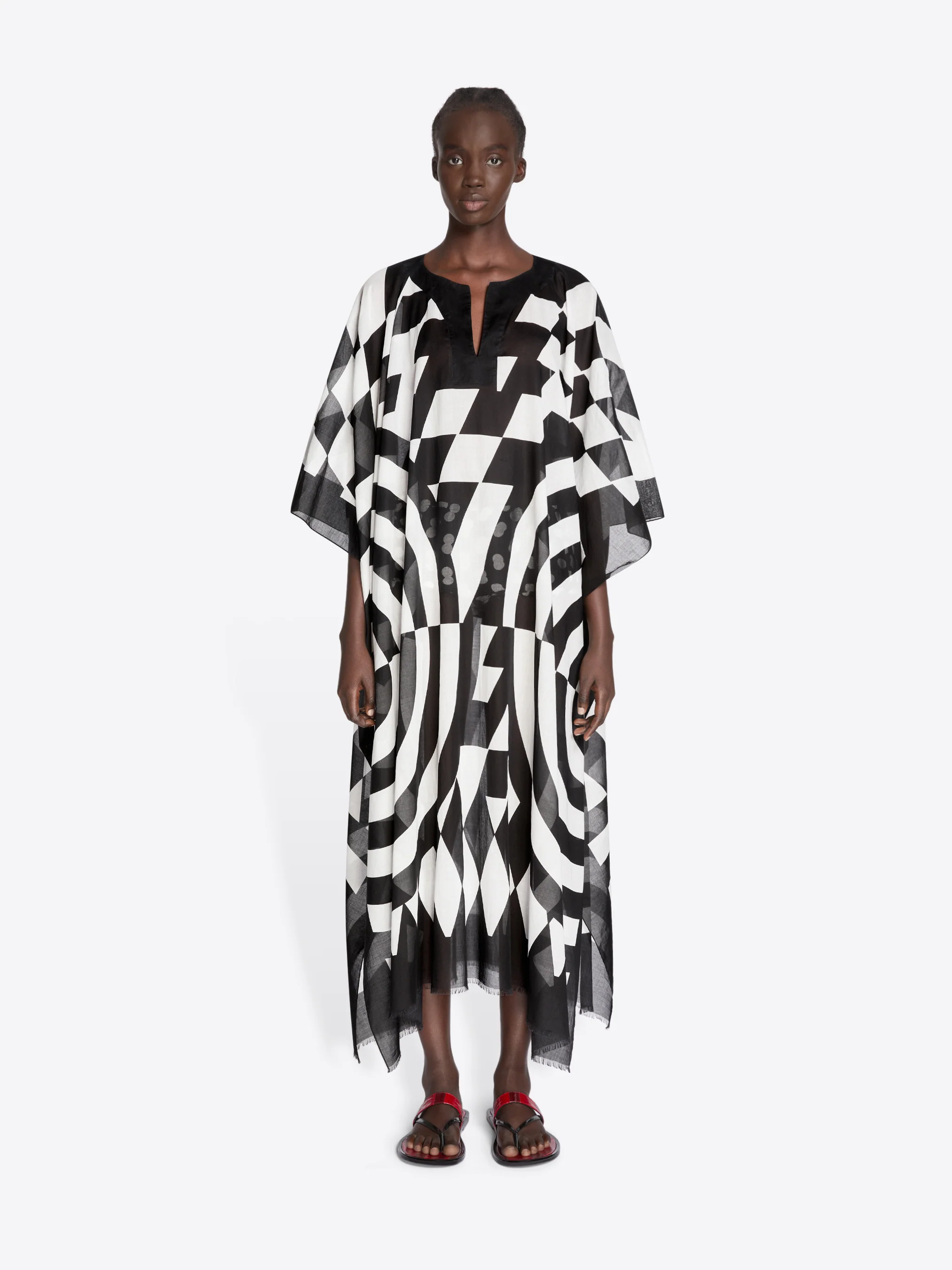 Printed kaftan