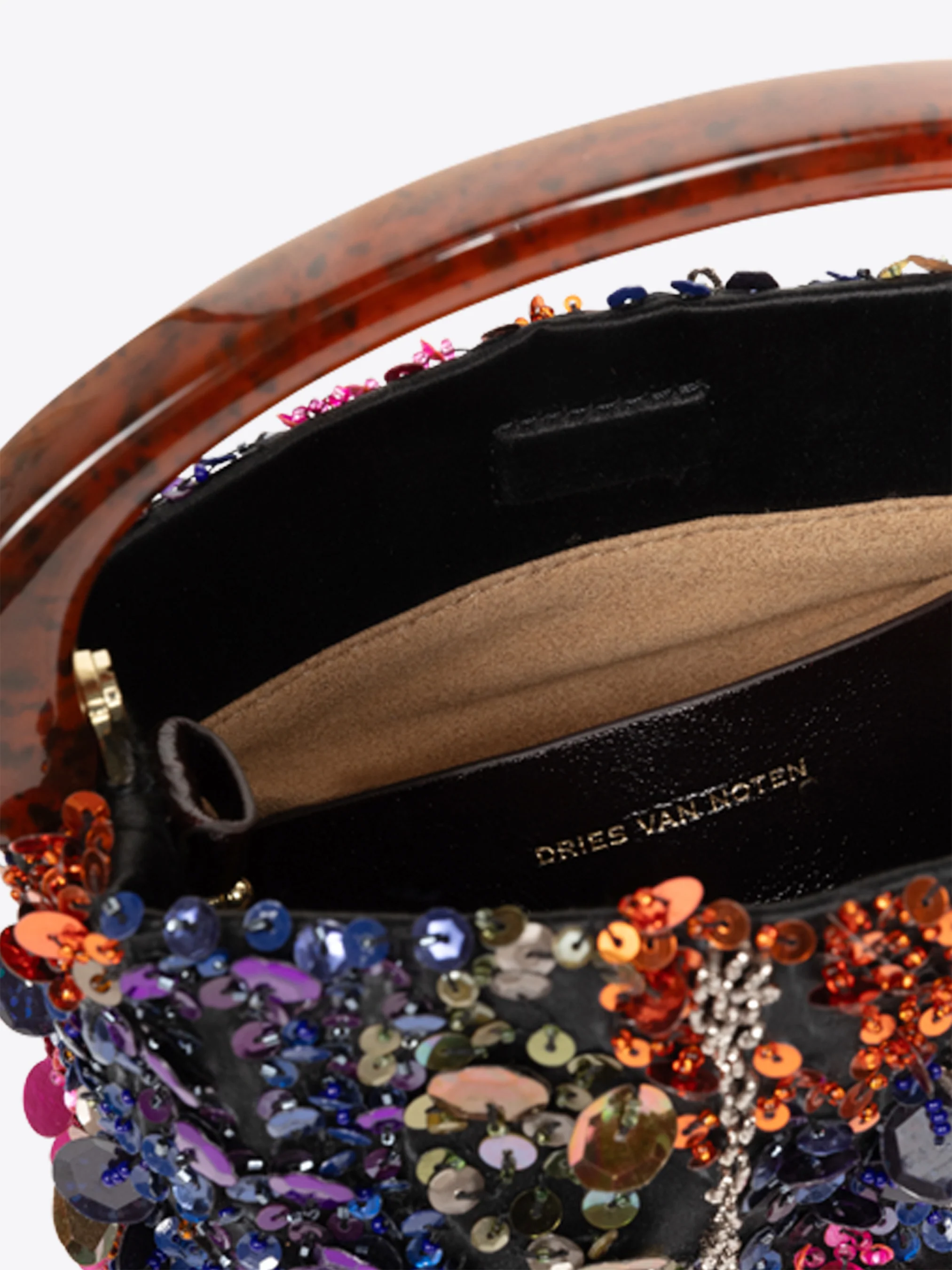 Micro embellished bag