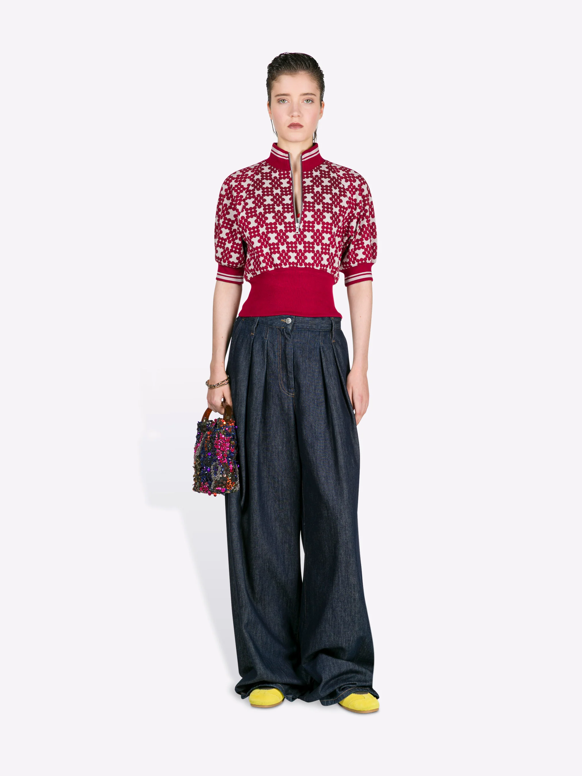 Micro embellished bag