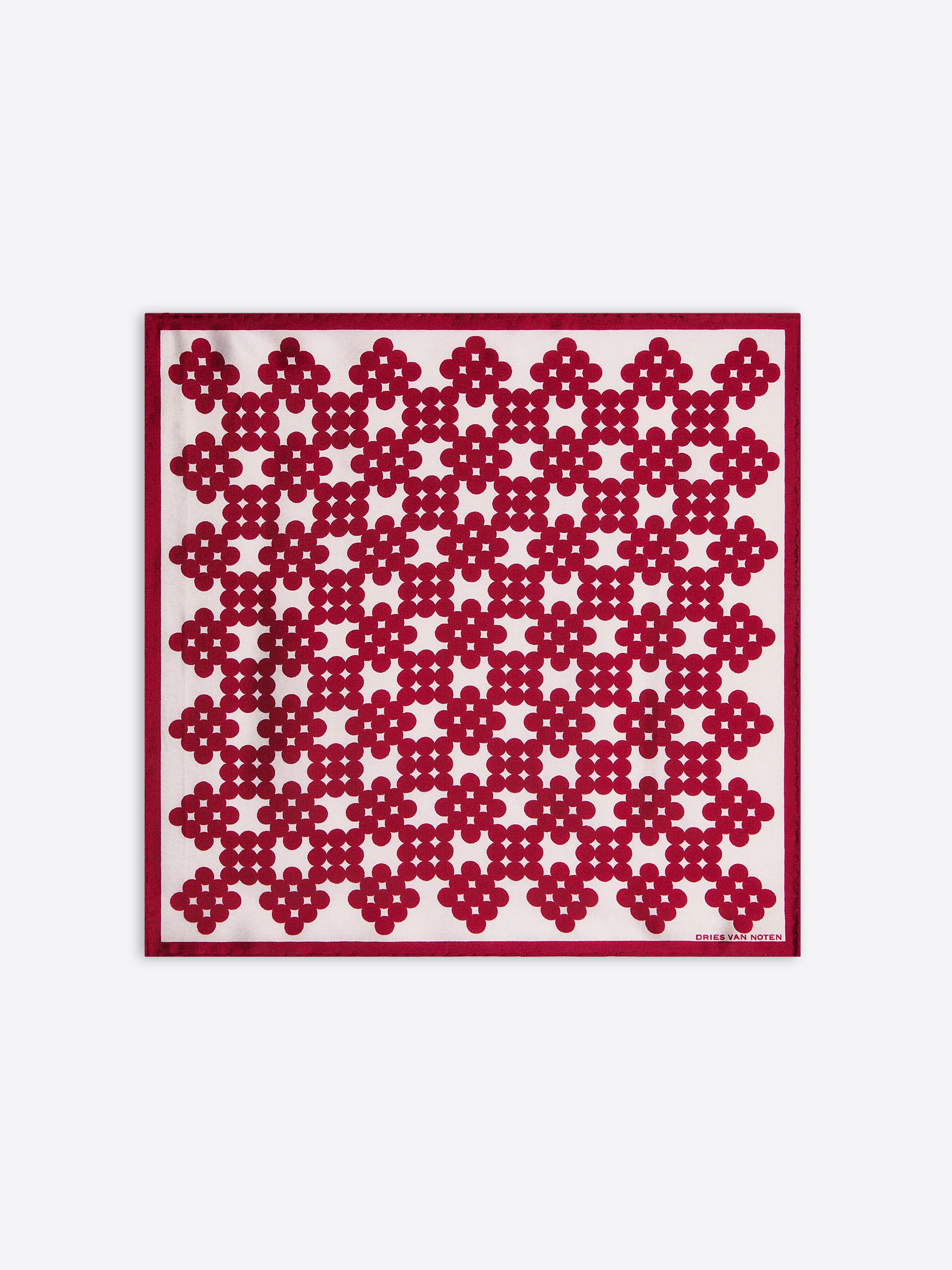 Silk square scarf
