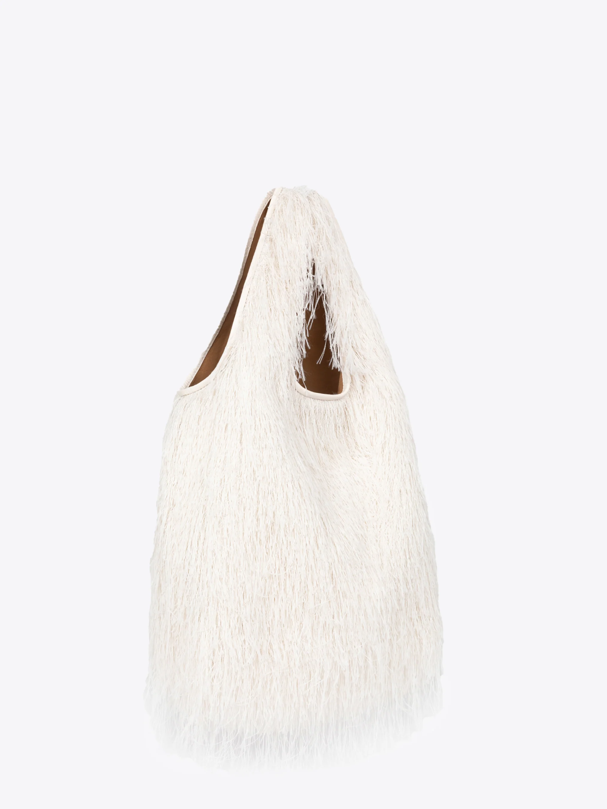 Fringed tote bag