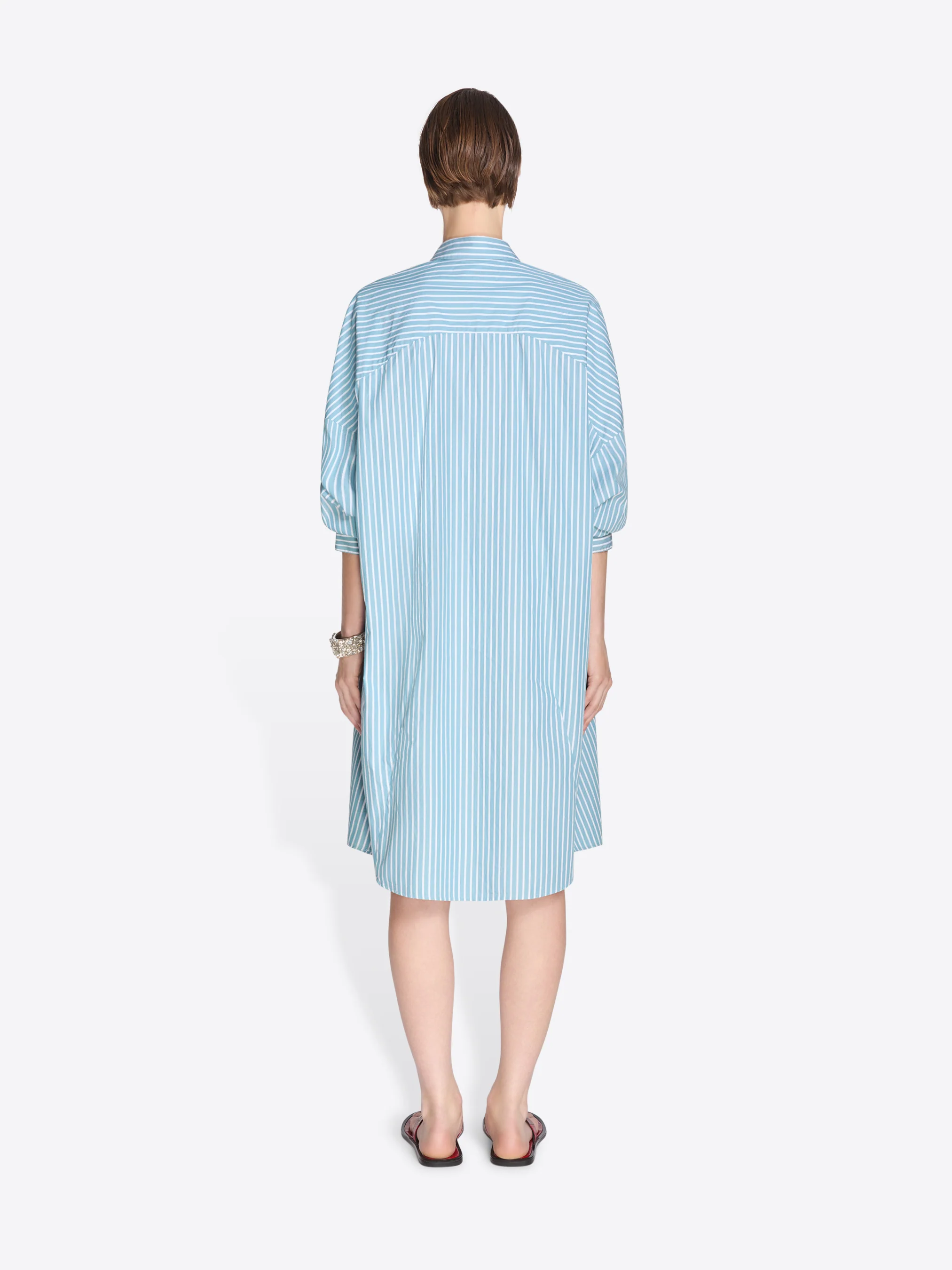 Cotton shirt dress