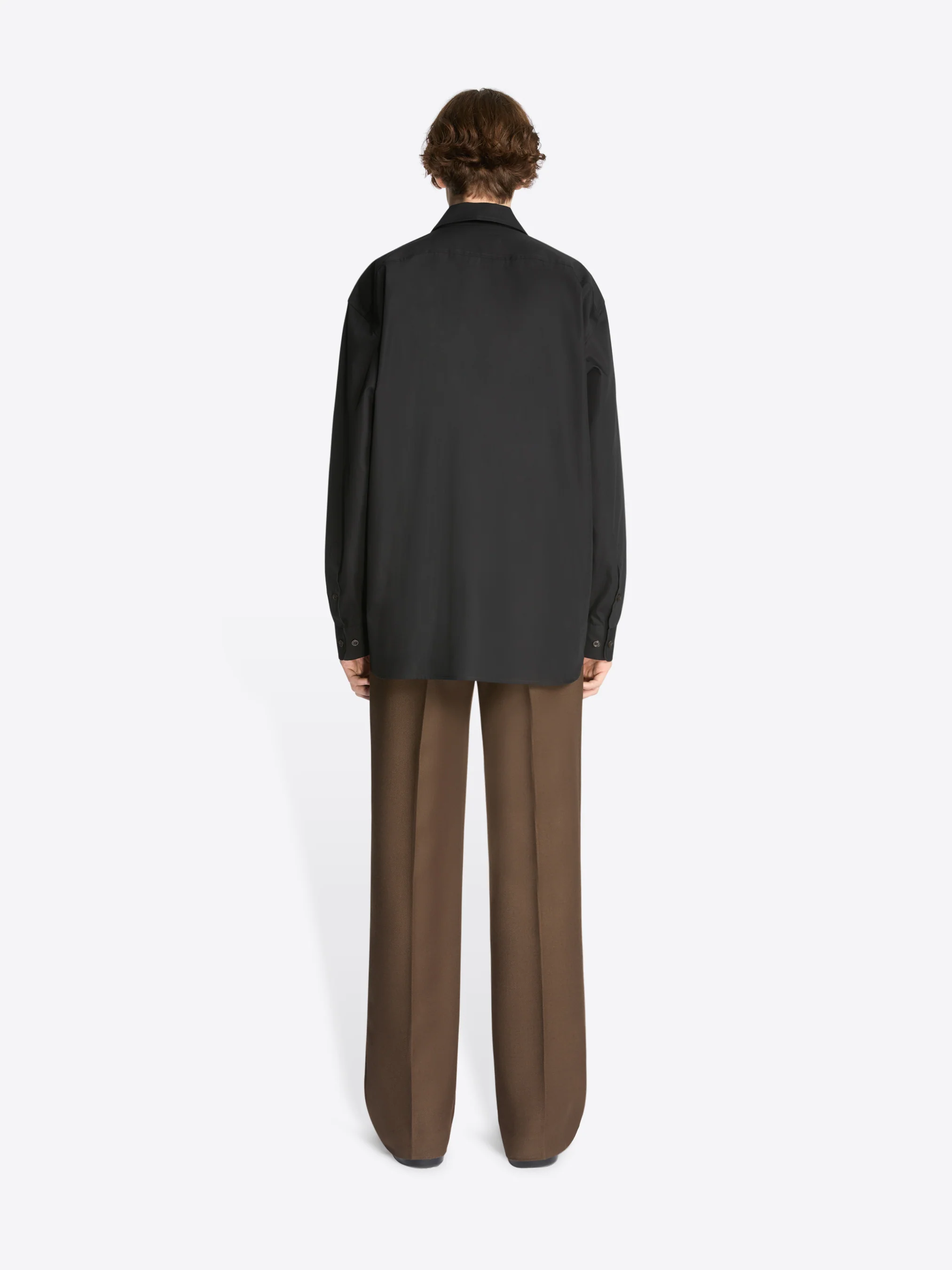 Cotton zipped shirt