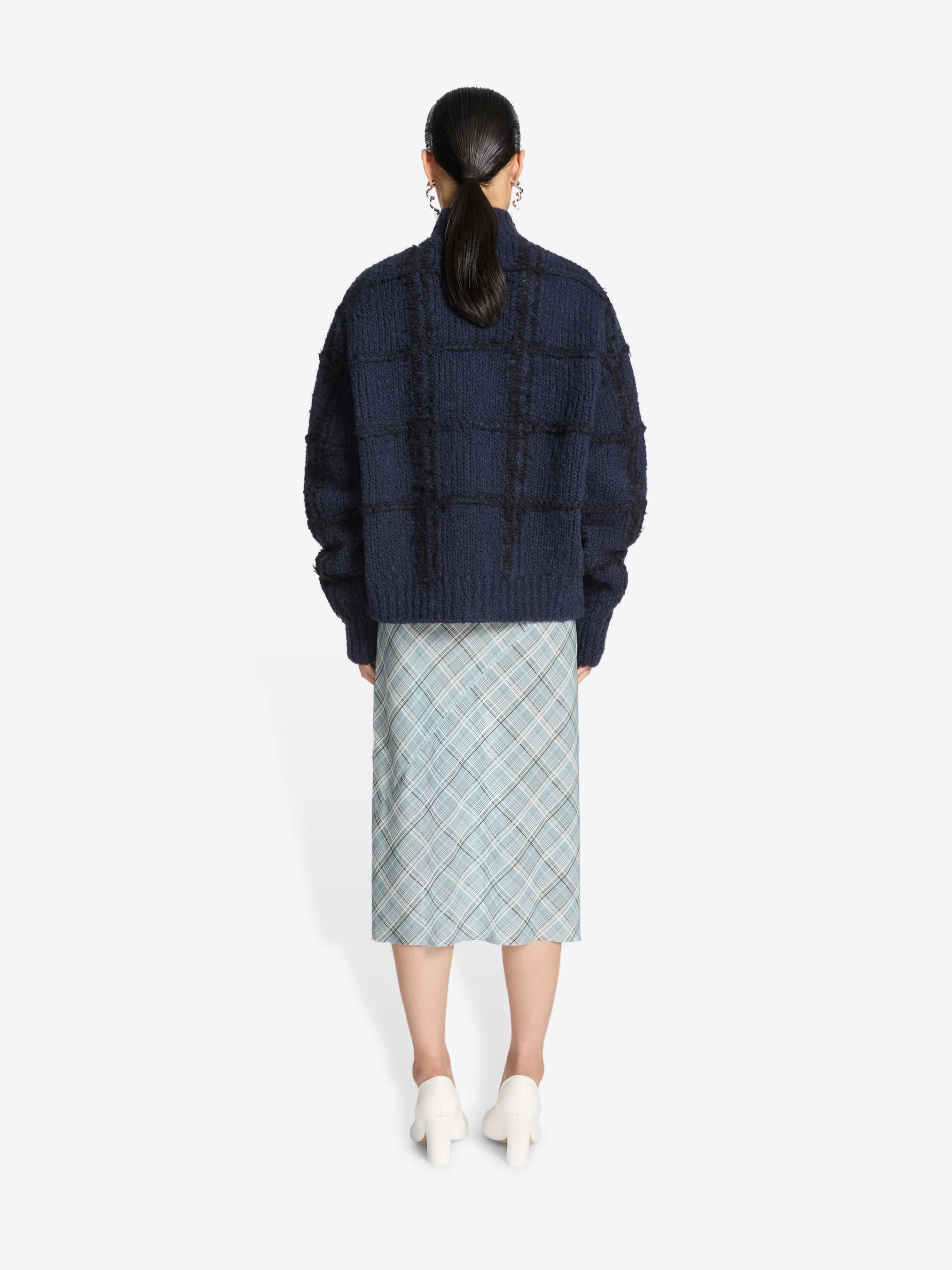 Textured wool sweater