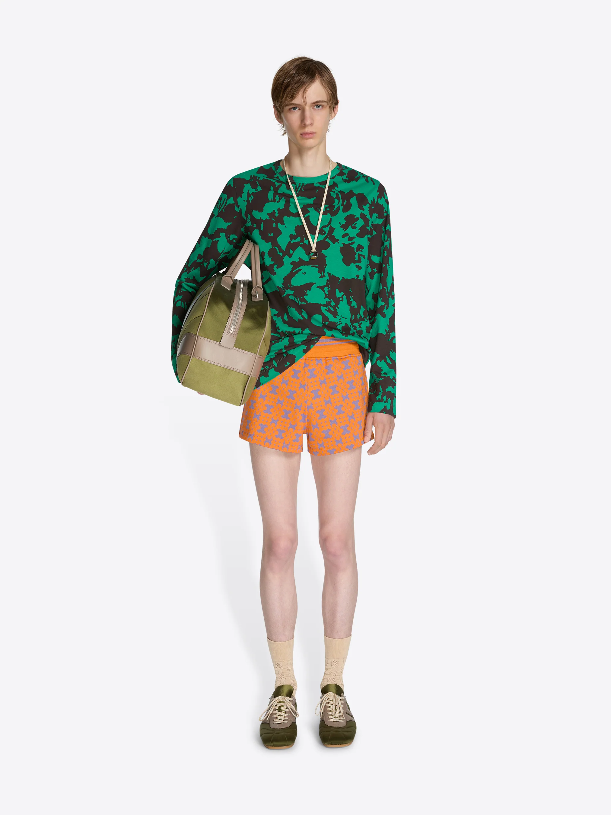 Printed cotton tee