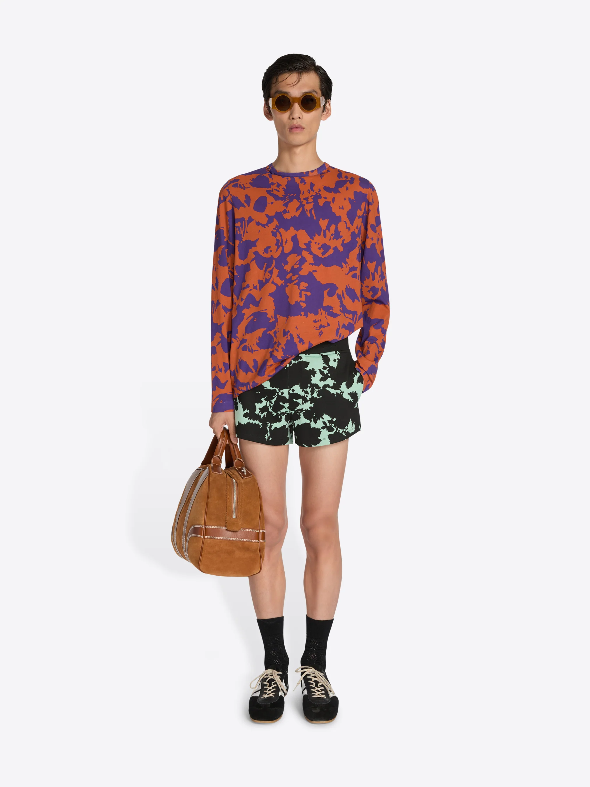 Printed cotton tee