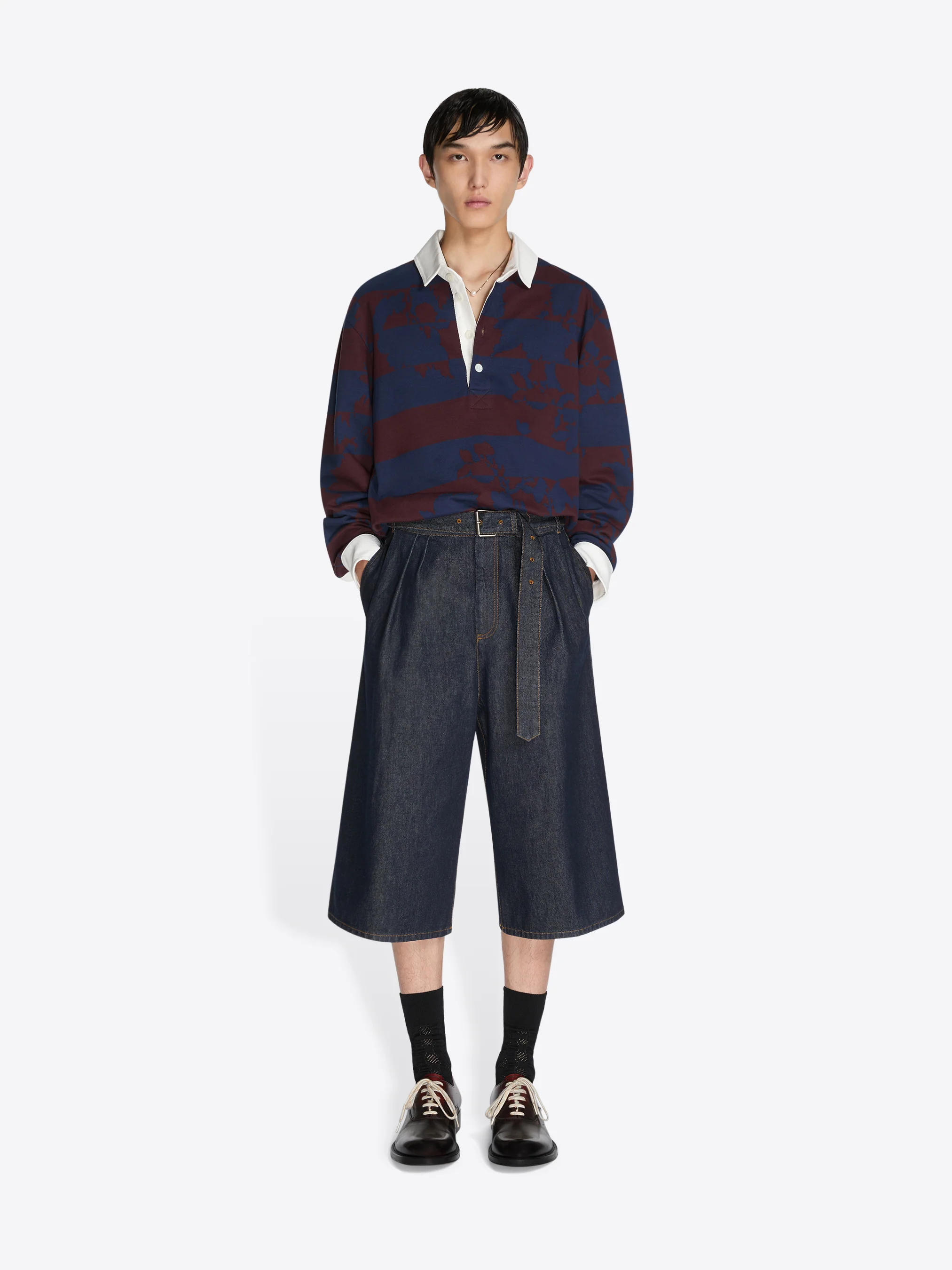 1964-belted-denim-shorts-2.webp Belted denim shorts
