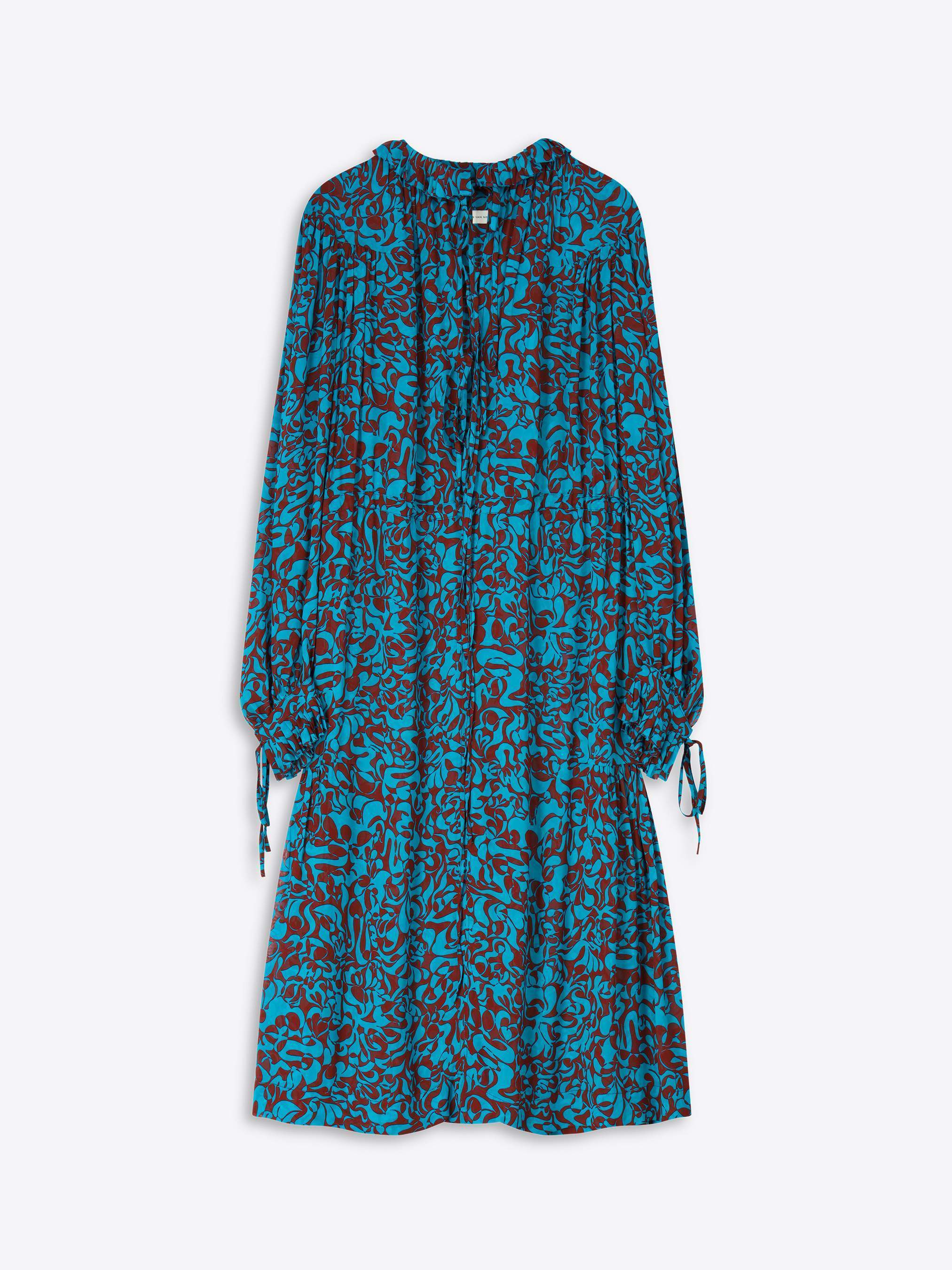 Printed viscose dress