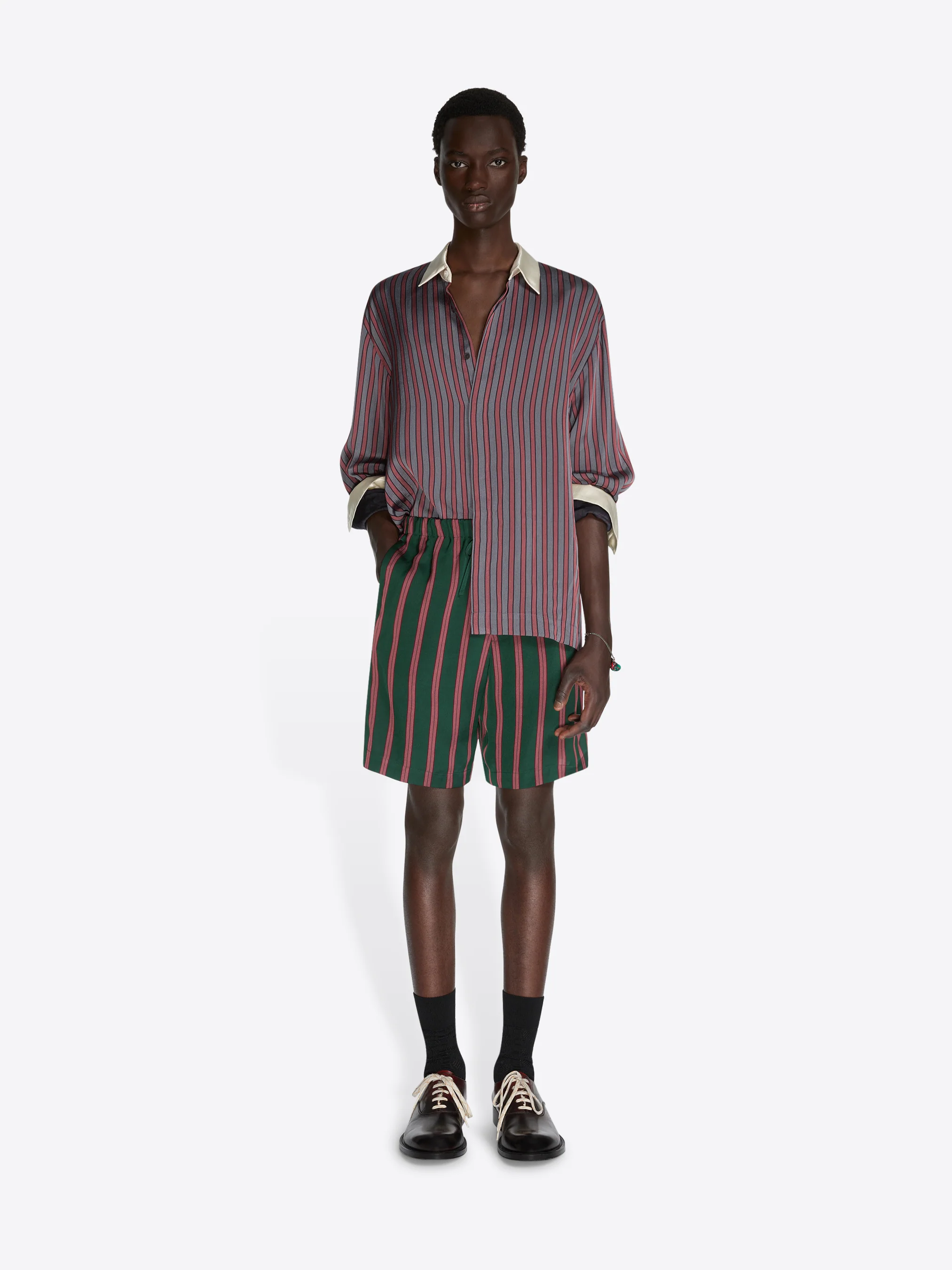 Viscose silk shorts