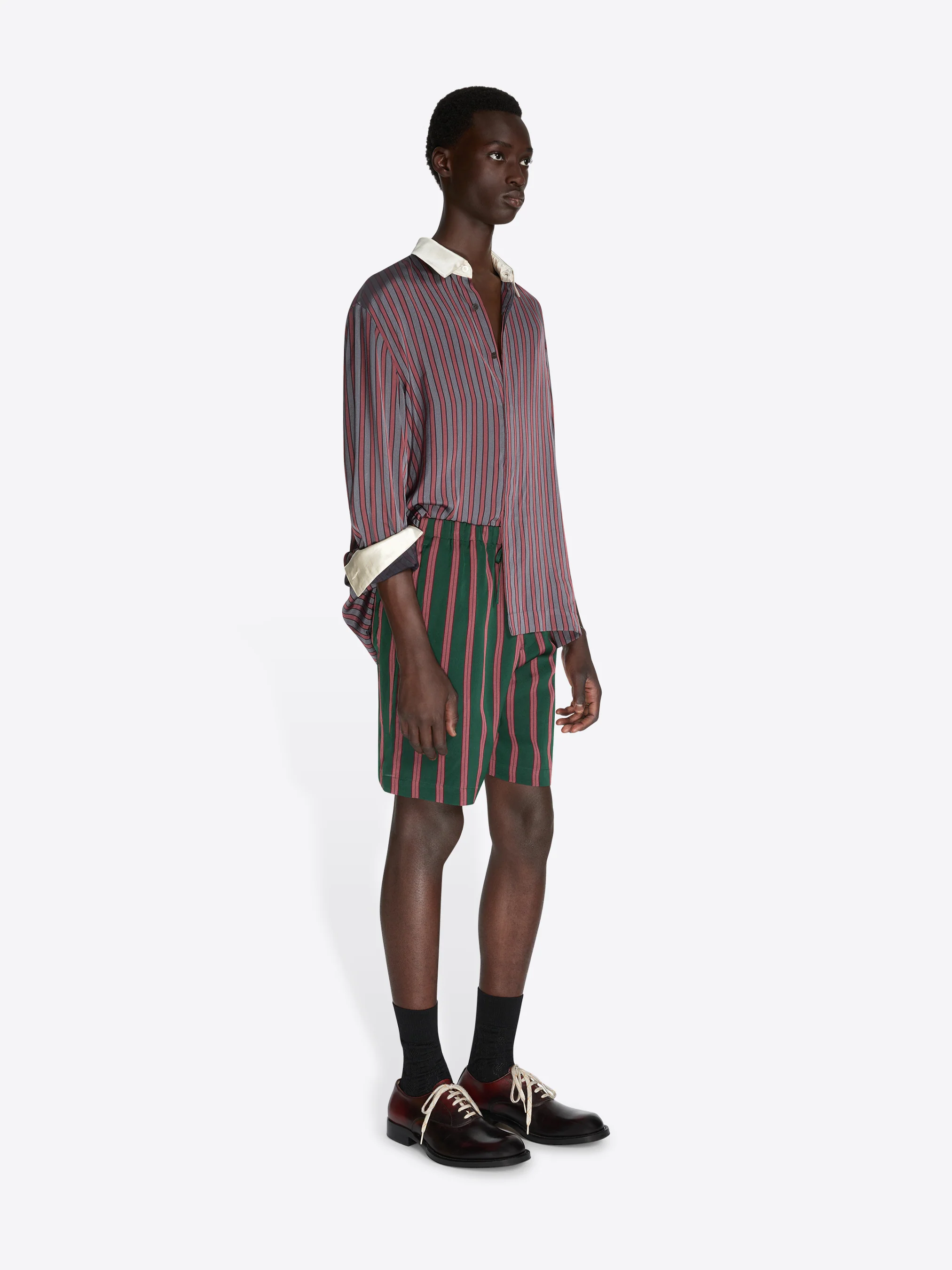 Viscose silk shorts