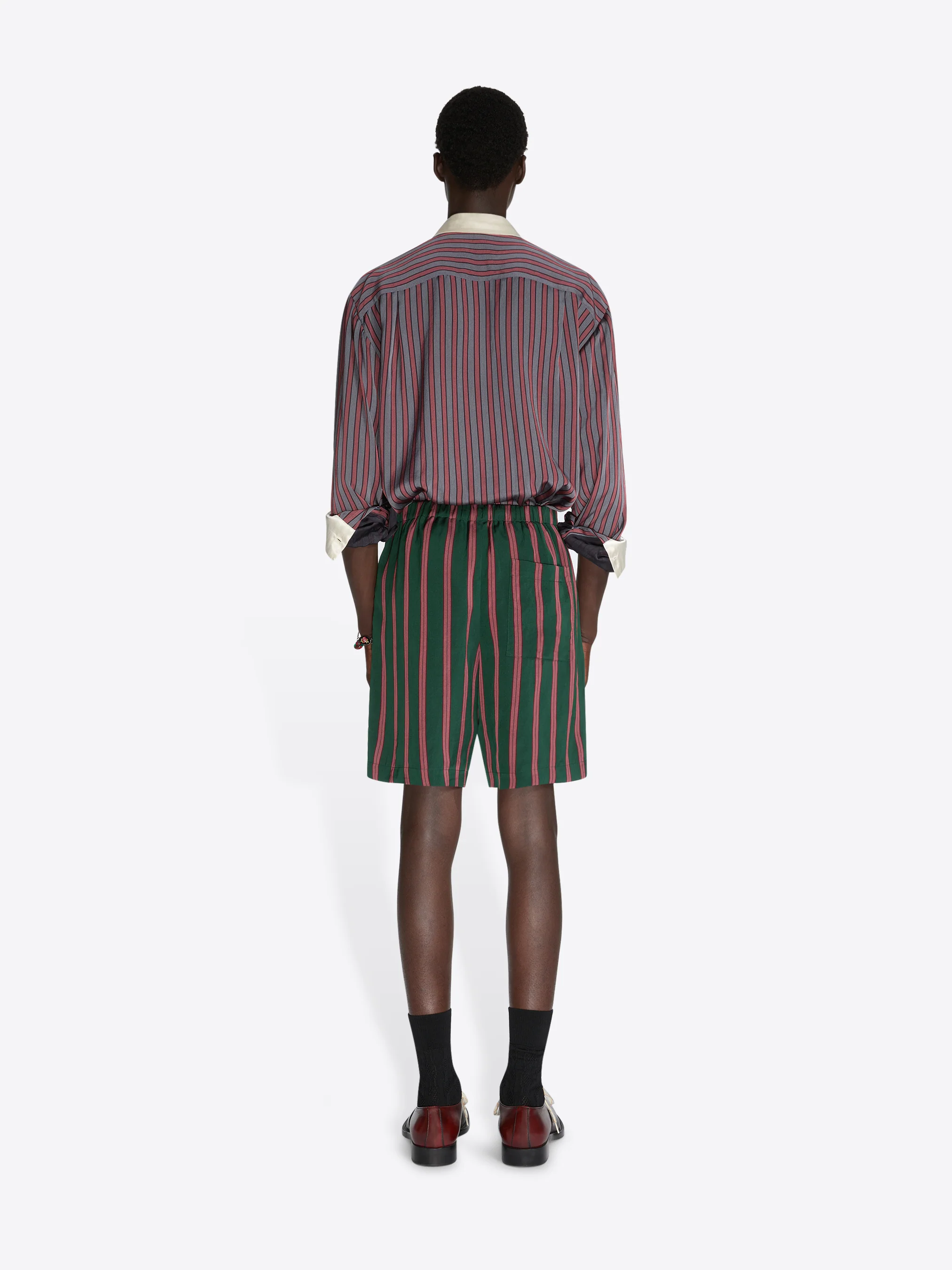 Viscose silk shorts