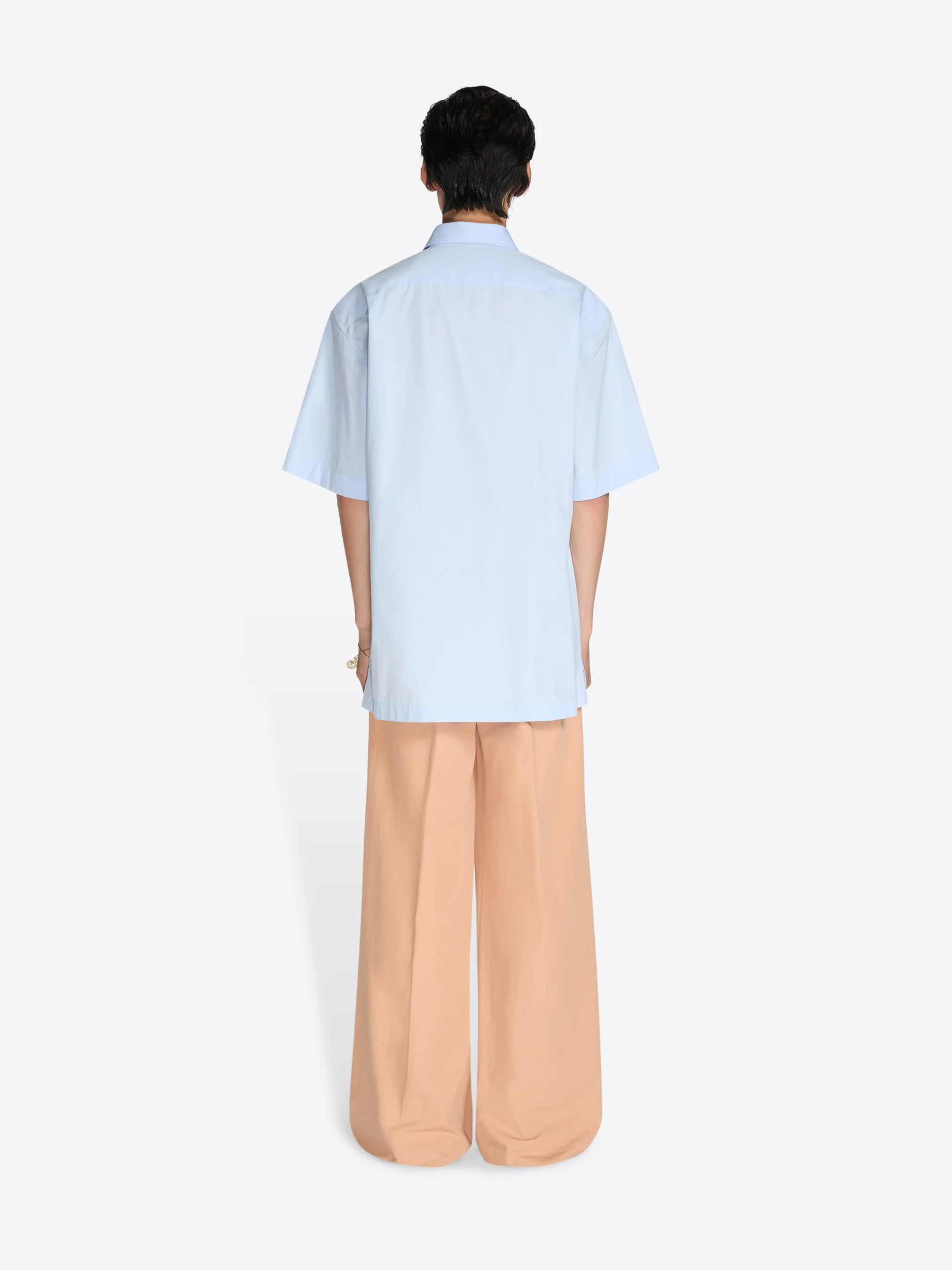 Short sleeve cotton shirt