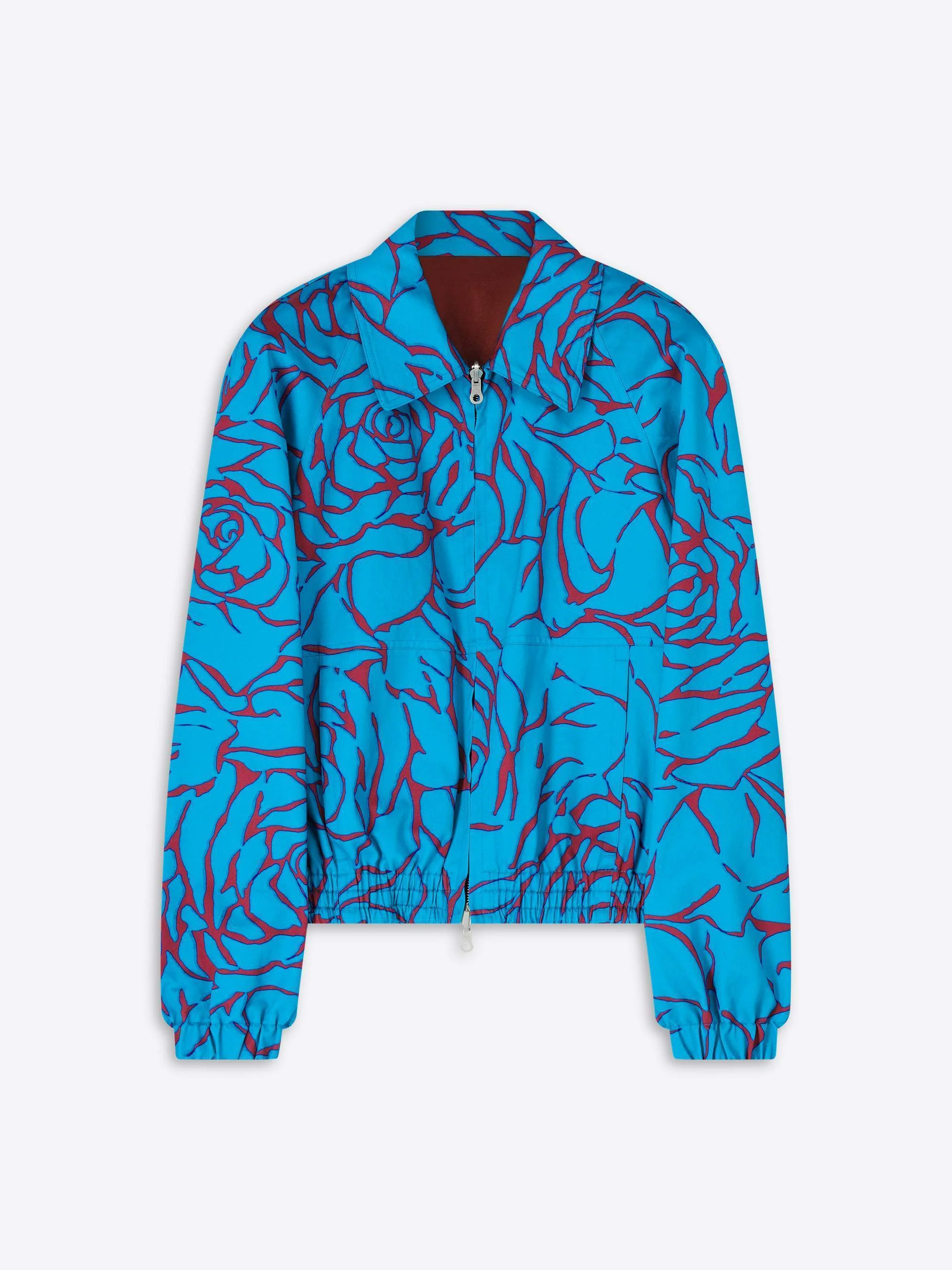 Reversible cotton blouson