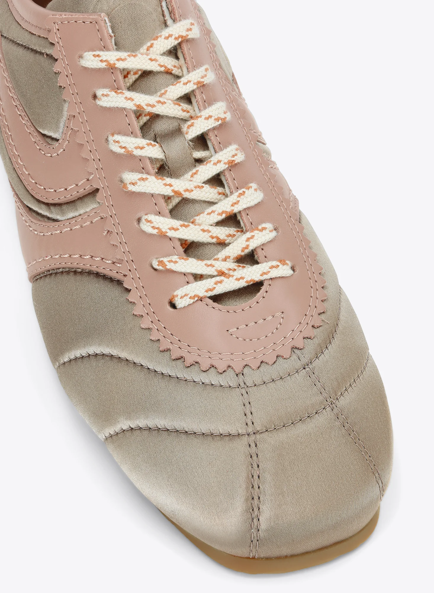 Satin sneakers